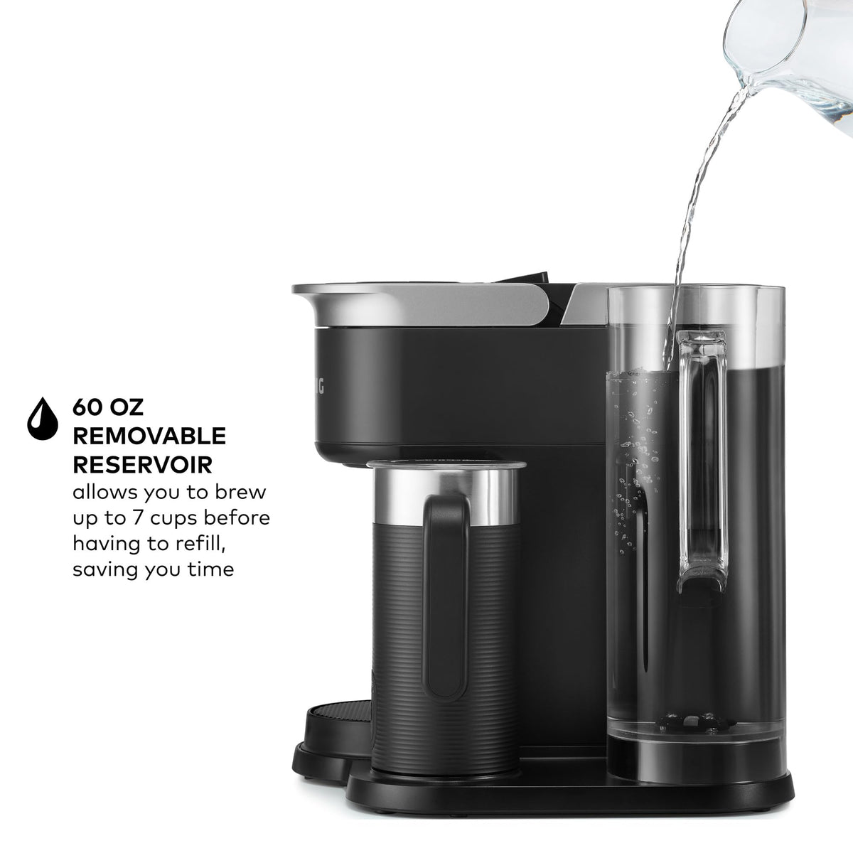 Keurig K-Cafe Single-Serve K-Cup Coffee Maker, Dark Charcoal