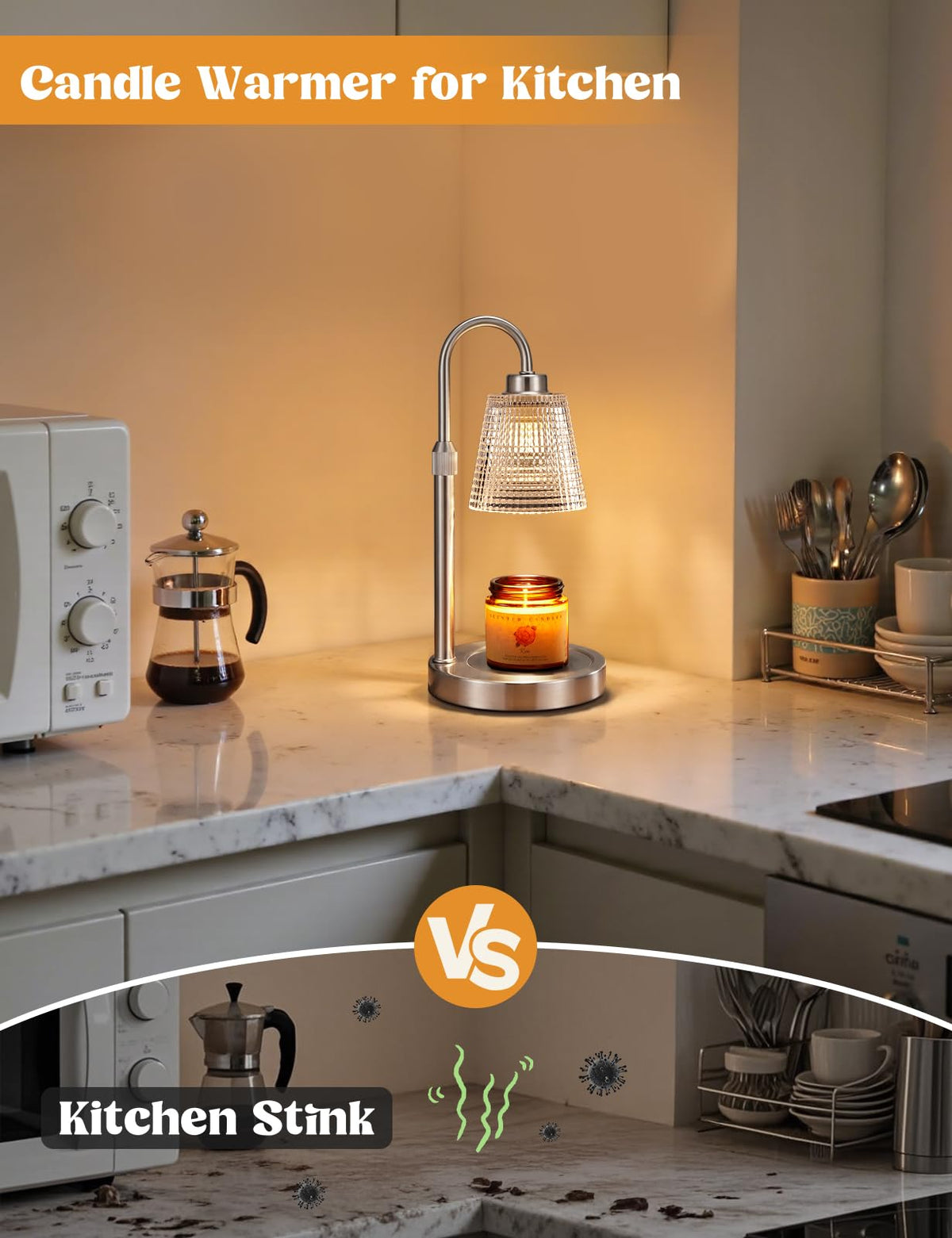 Innqoo Candle Warmer Lamp with Timer Home Decor Birthday Gifts for Women