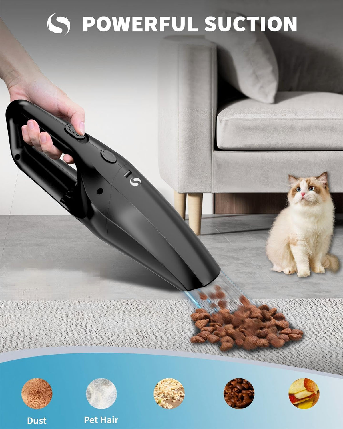Handheld Vacuum Cordless, car Vacuum Portable Cordless