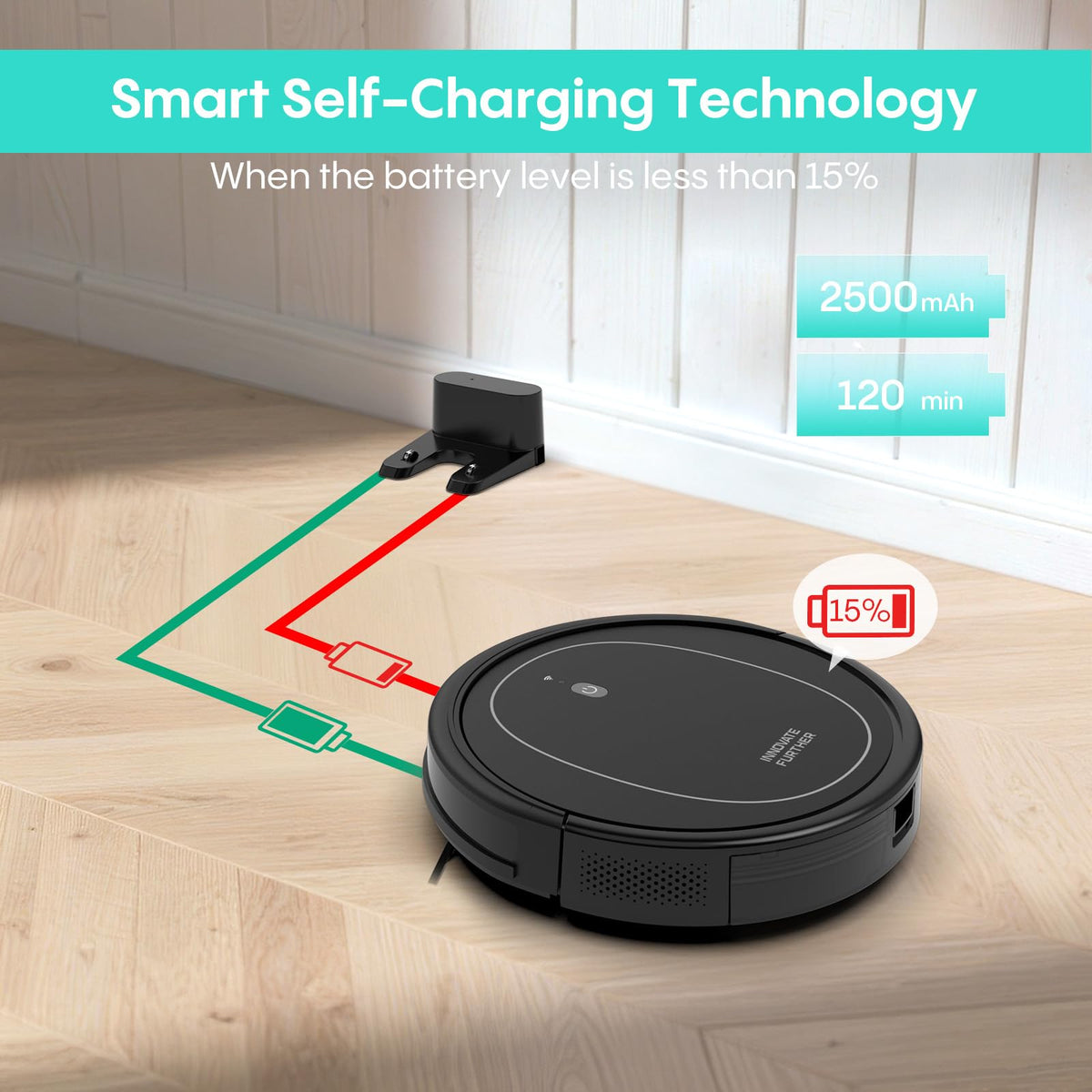 Robot Vacuum and Mop Combo, 6000Pa Powerful Suction, LiDAR, Self-Emptying