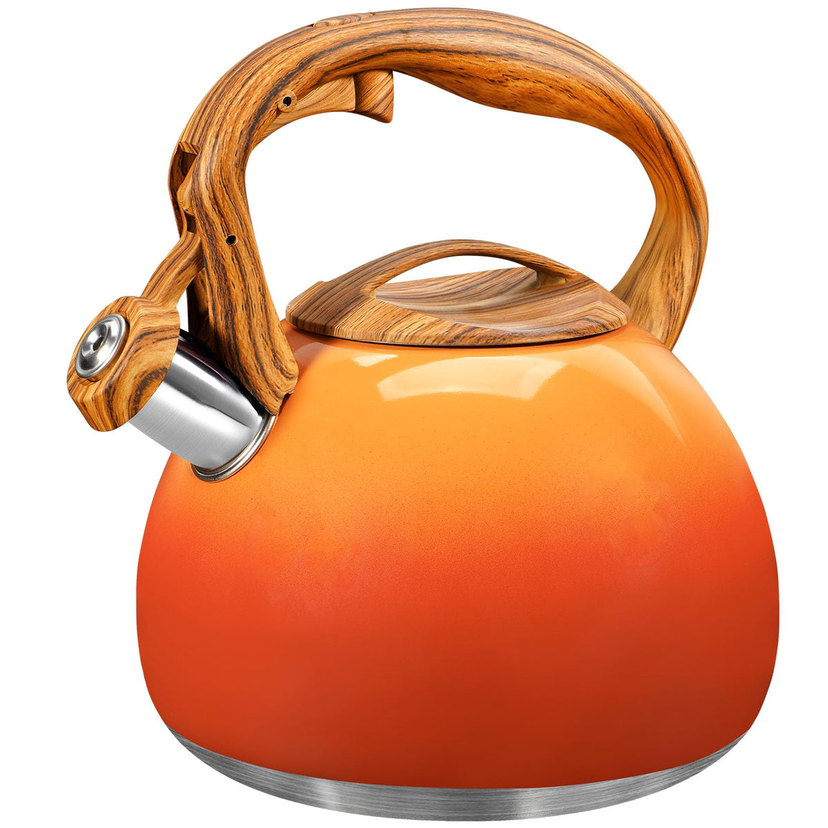 GGC Whistling Tea Kettle for Stove Top, 3.2QT/3L Stainless Steel Tea Kettle