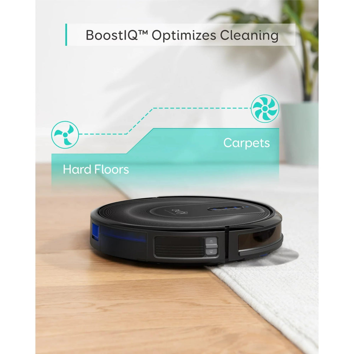 eufy Certified Like-New BoostIQ RoboVac 11S MAX Robot Vacuum Cleaner, Super-Thin, Powerful Suction, Quiet, Self-Charging, Cleans Hard Floors to Medium-Pile Carpets, Black (Renewed)