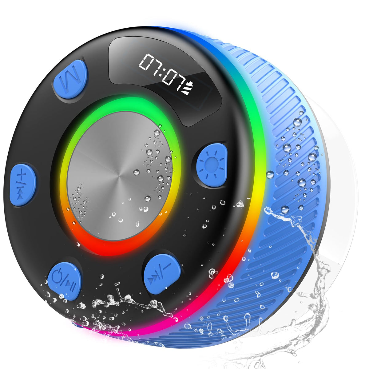 Bluetooth Shower Speaker IP7 Waterproof Portable Speakers HD Sound 24H