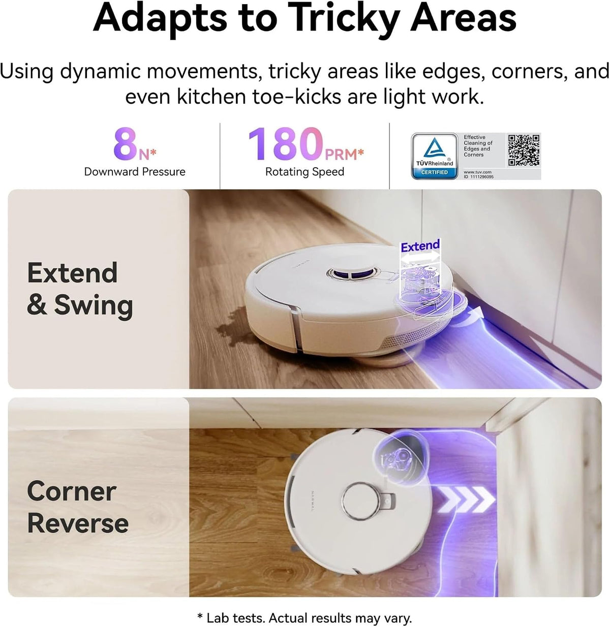 NARWAL Freo Z10 Robot Vacuum and Mop Combo, 15000Pa, Self Emptying (Renewed)