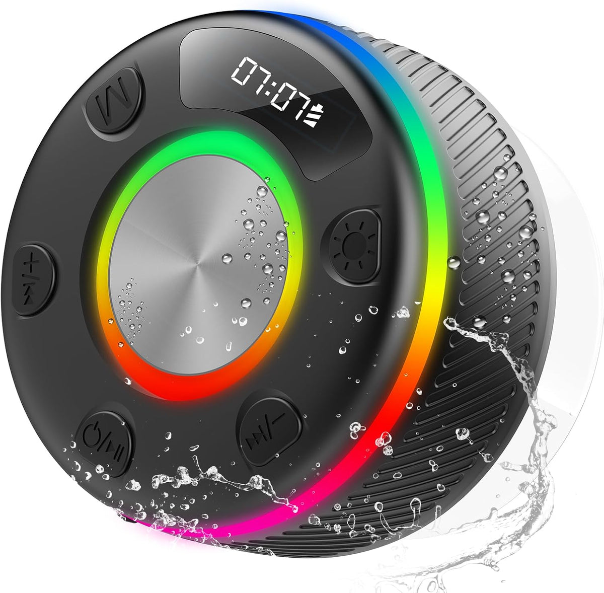 Bluetooth Shower Speaker IP7 Waterproof Portable Speakers HD Sound 24H