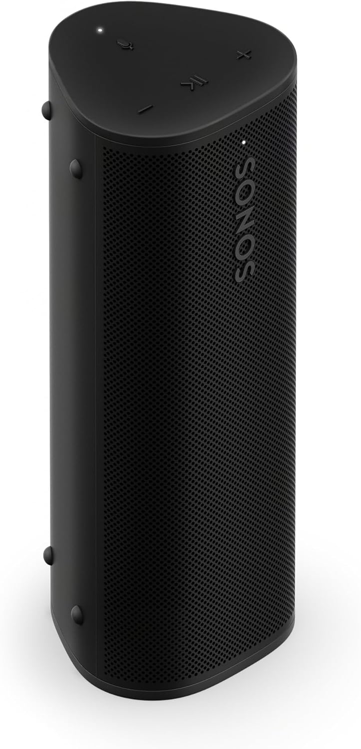 Sonos Roam 2 - Black - Portable Waterproof Bluetooth Speaker