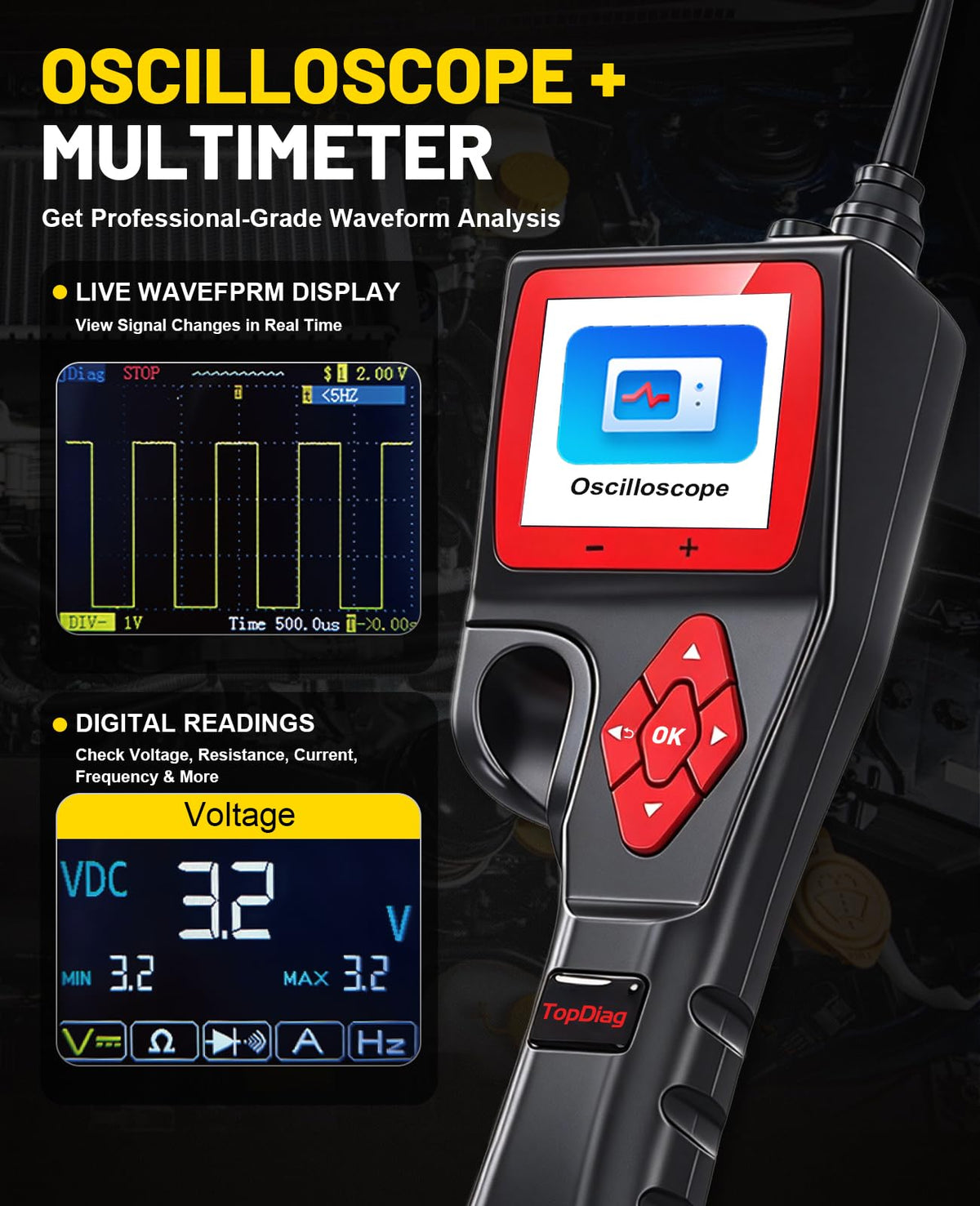 12V Test Light Automotive, Power Circuit Probe Kit, Car Fuse Tester, P60