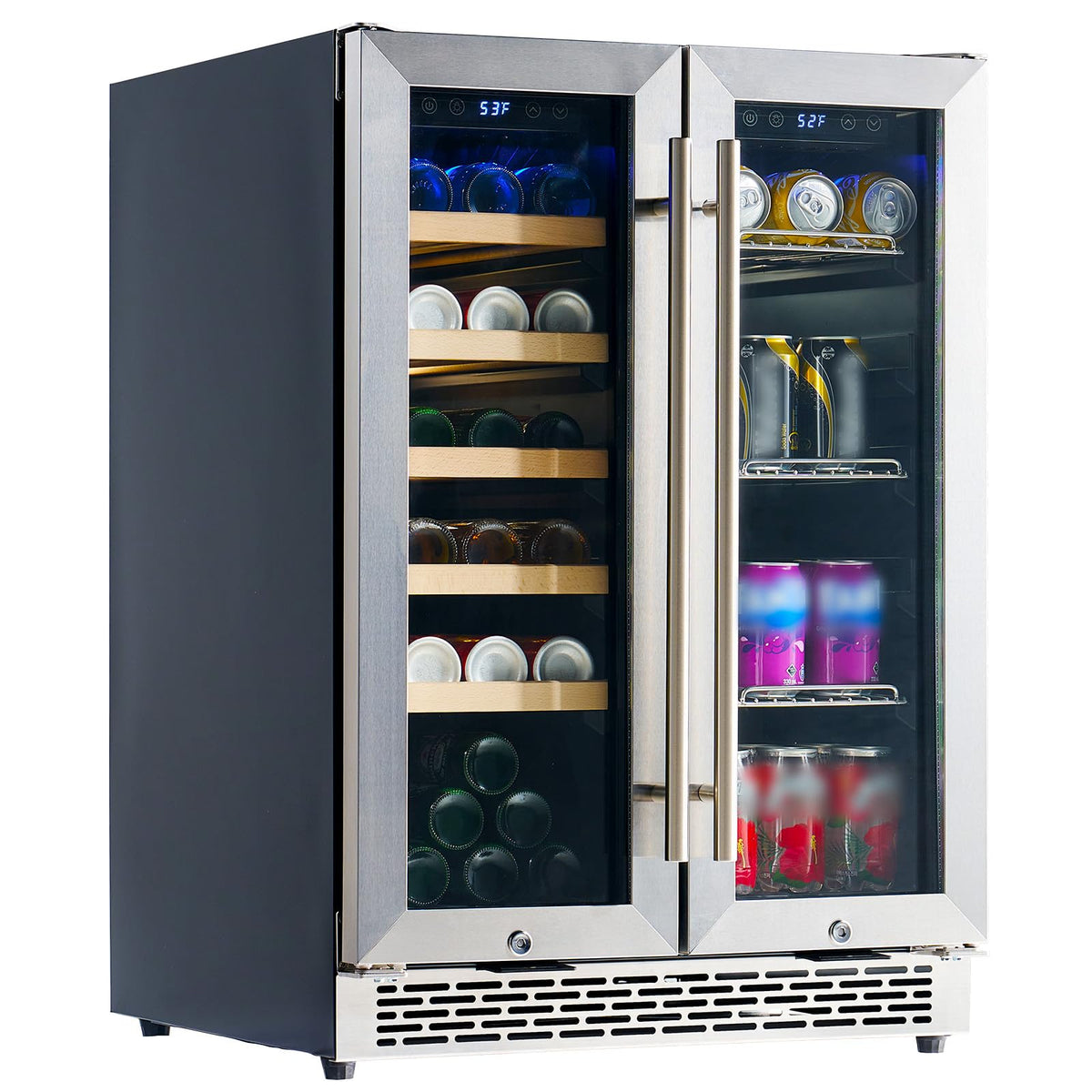Albott 24 Inch Outdoor Beverage Fridge, 5.0 Cu.Ft Beverage Refrigerator