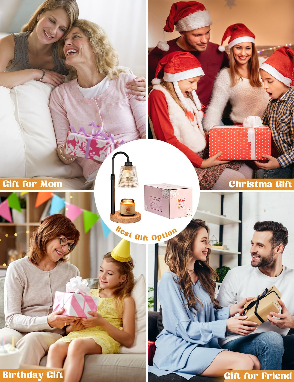 Innqoo Candle Warmer Lamp with Timer Home Decor Birthday Gifts for Women