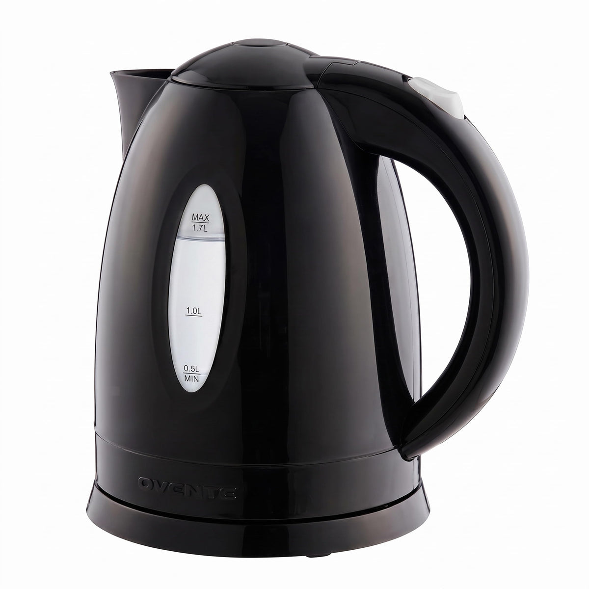 OVENTE 1.7L Electric Tea Kettle, Fast Boiling Water Heater, White KP72W