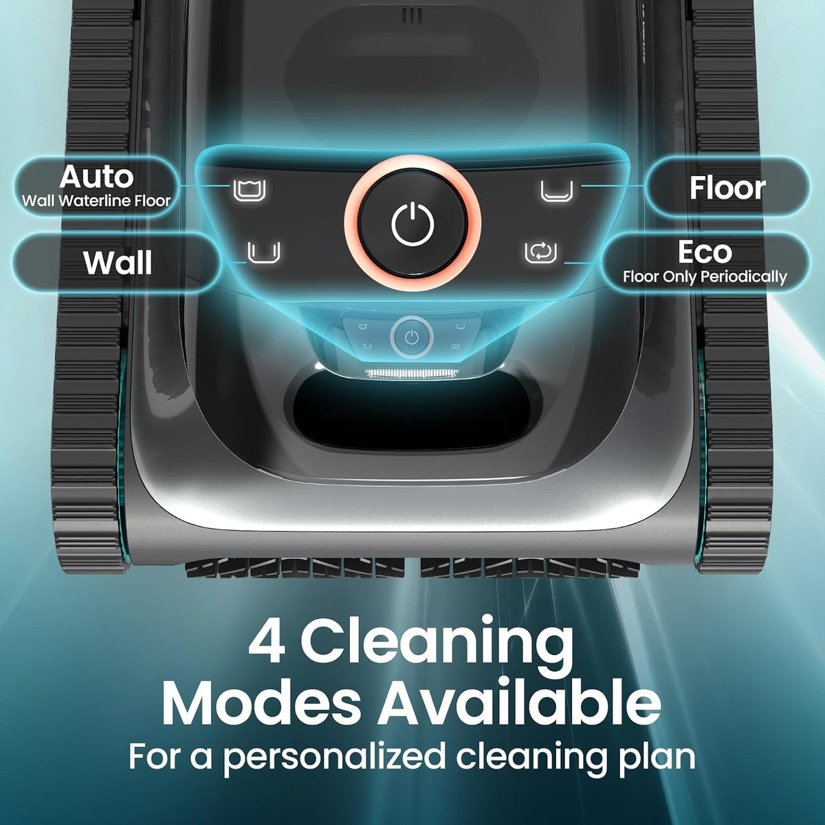 Aiper Scuba S1 - Robotic Pool Cleaner, Powerful Suction, 150-Min Runtime, Wall & Waterline Cleaning, for Inground & Above Ground Pools up to 1600 sq.ft-2024 Basic