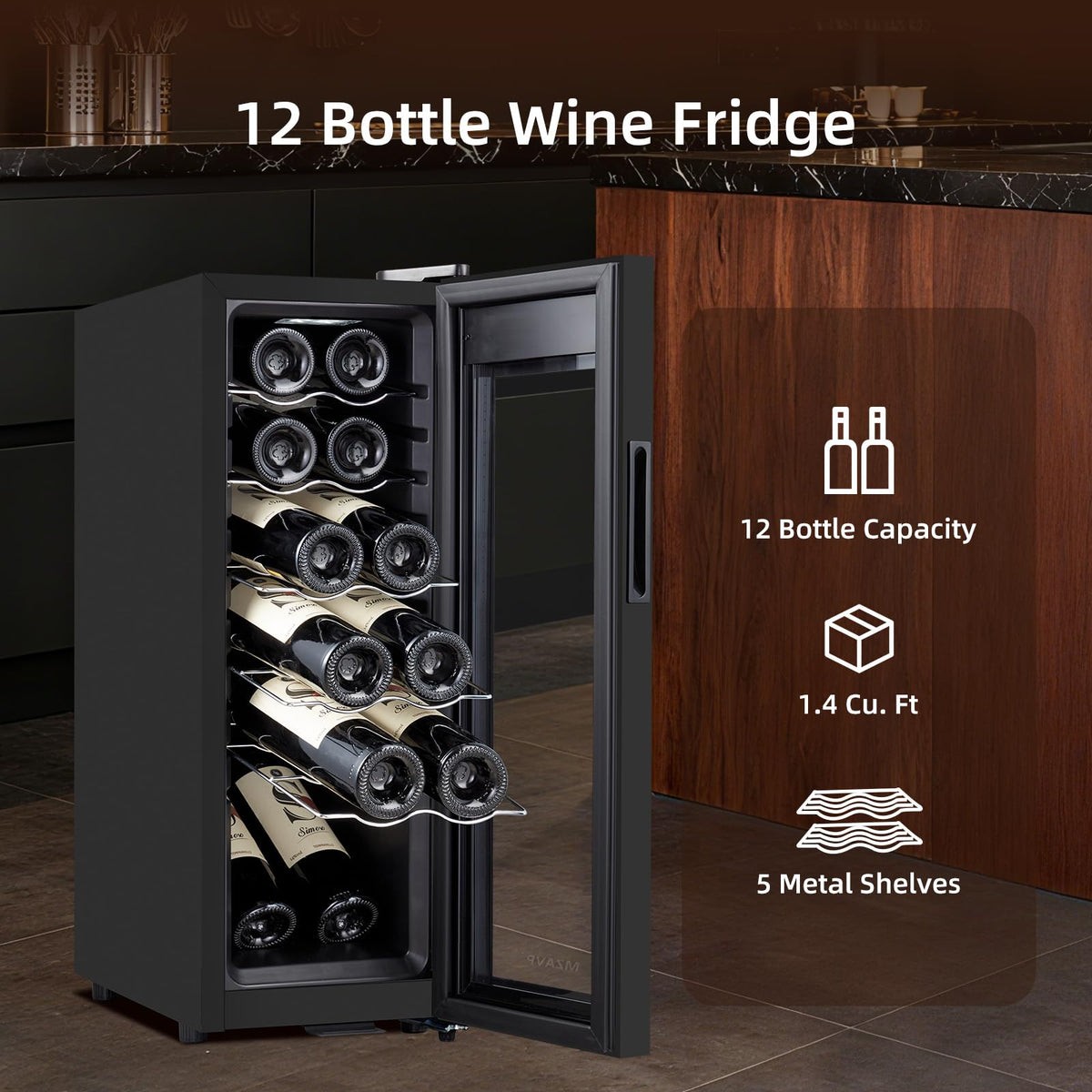 Beverage Refrigerator Cooler, 120 Can Mini Beverage Fridge with Reversible Glass Door for Soda Beer, 3 Cu.Ft Drink Fridge with Digital Temperature Control & Adjustable Shelves - Silver