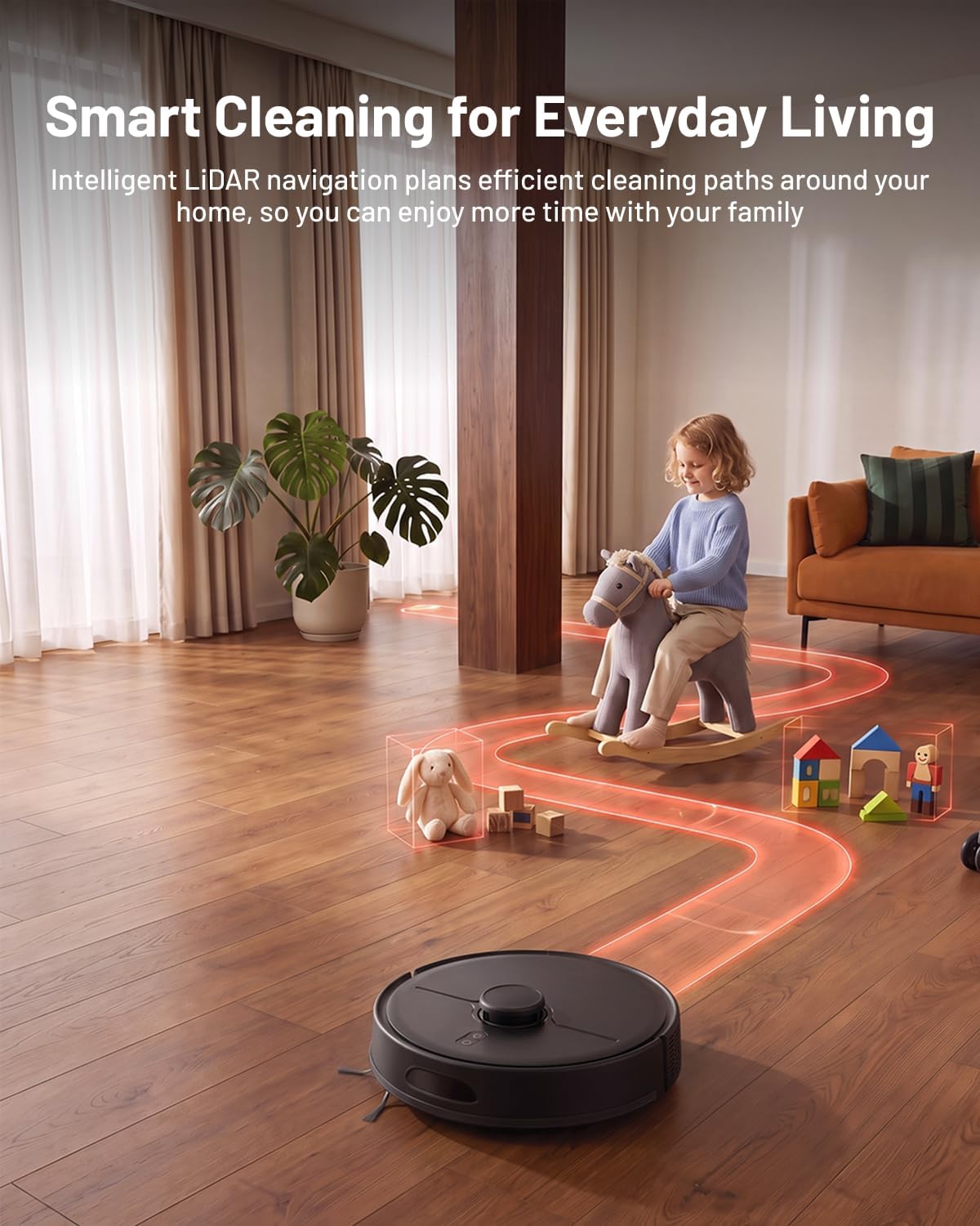Robot Vacuum and Mop Combo, 8000Pa, Self-Emptying
