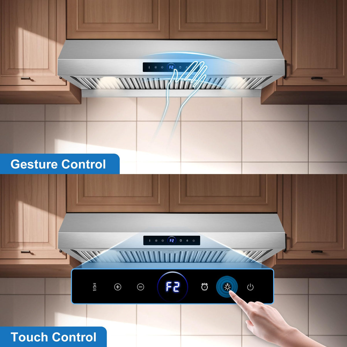 30 inch Under Cabinet Range Hood 1200 CFM Stainless Steel Vent Hoods