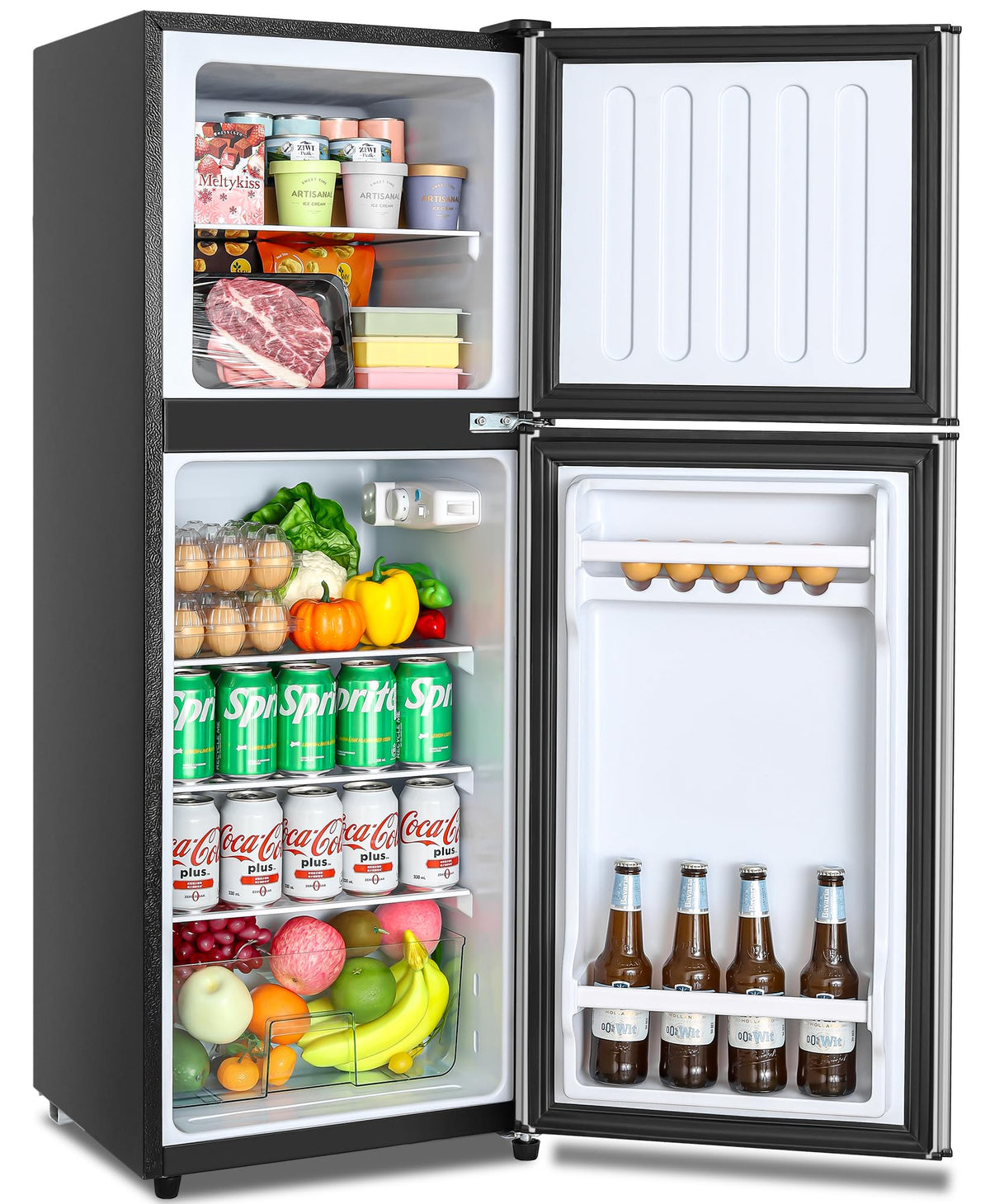 Mini Fridge with Freezer, 3.2 cuft Small Refrigerator, Compact Refrigerator