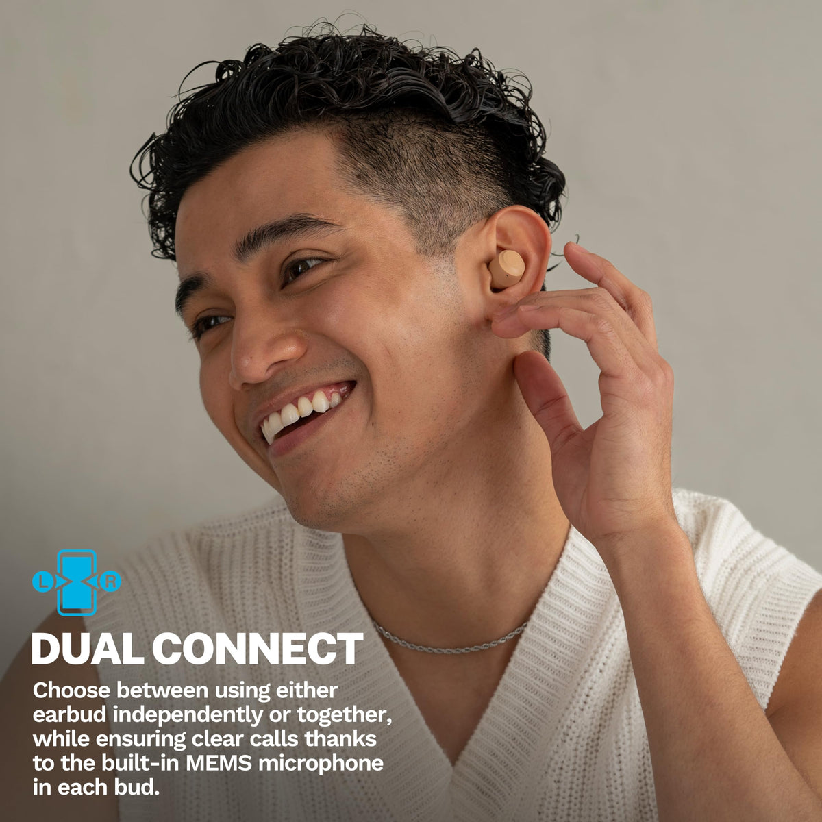JLab Go Air Pop+ Earbuds, Dual Connect, EQ3 Sound, Mint Green