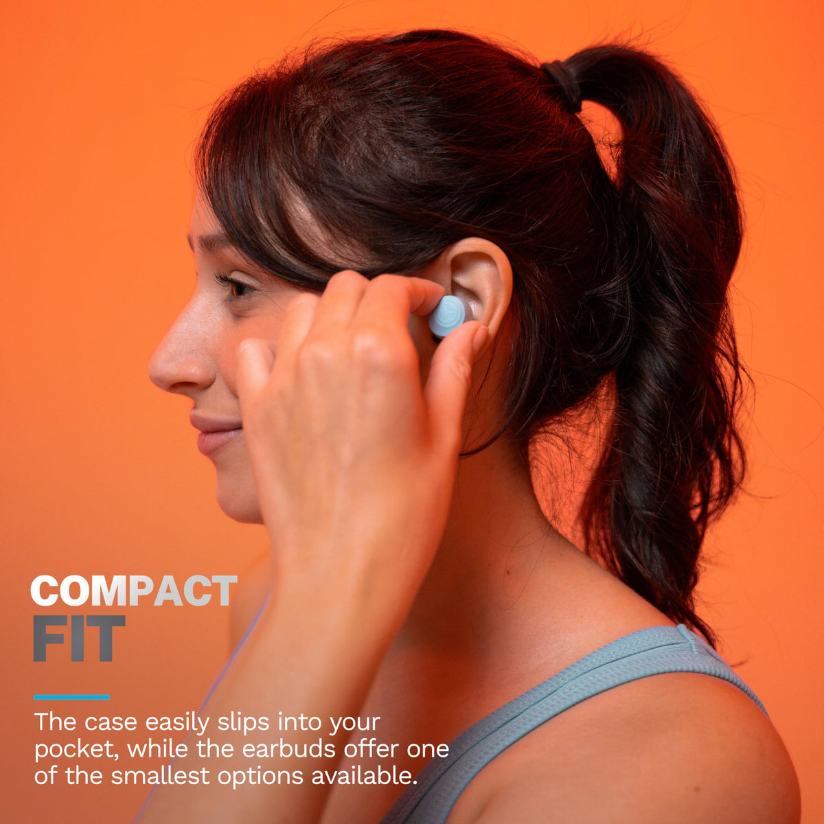 JLab Go Air Pop+ Earbuds, Dual Connect, EQ3 Sound, Mint Green