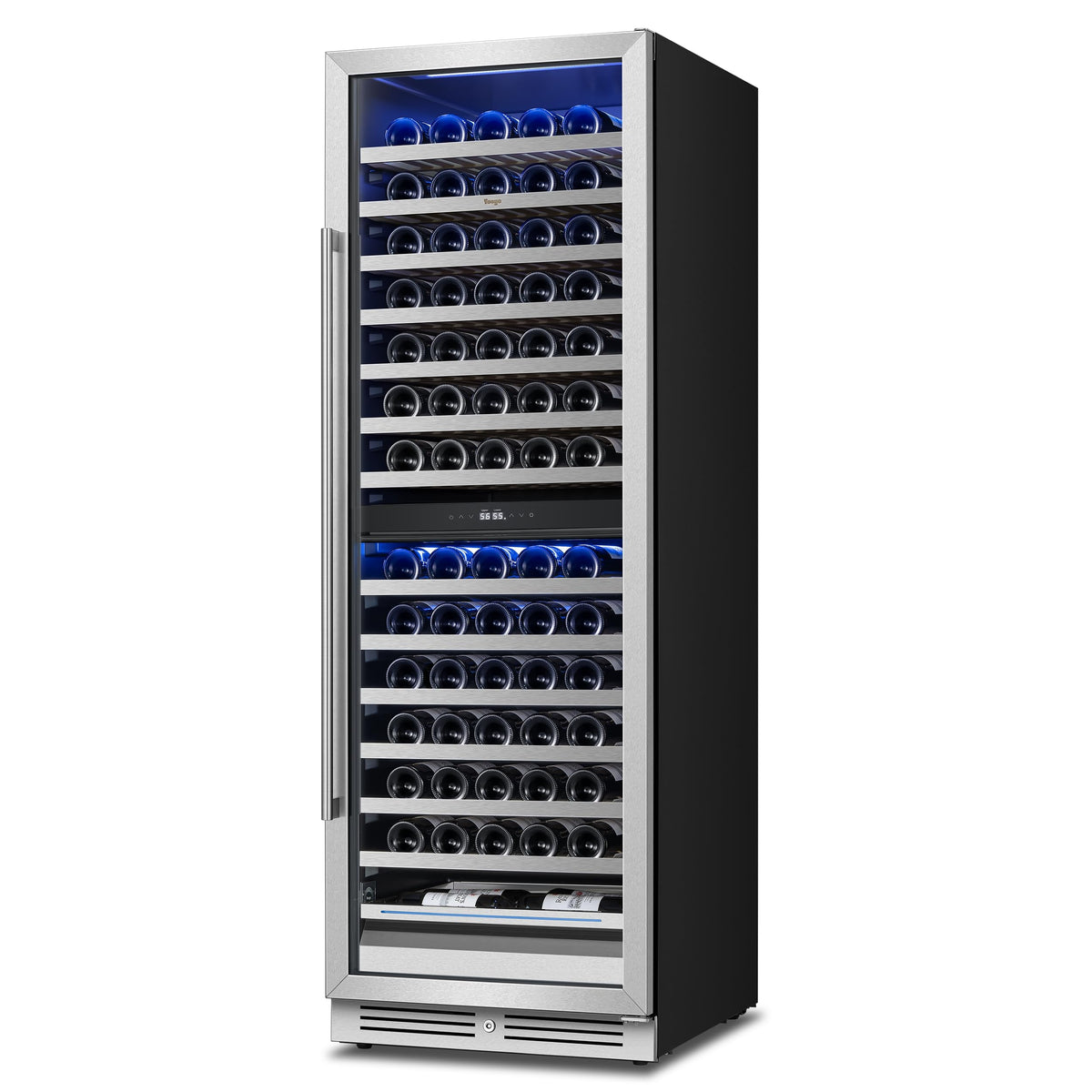 Yeego 24 Inch Dual Zone Wine Fridge with 52 Bottle