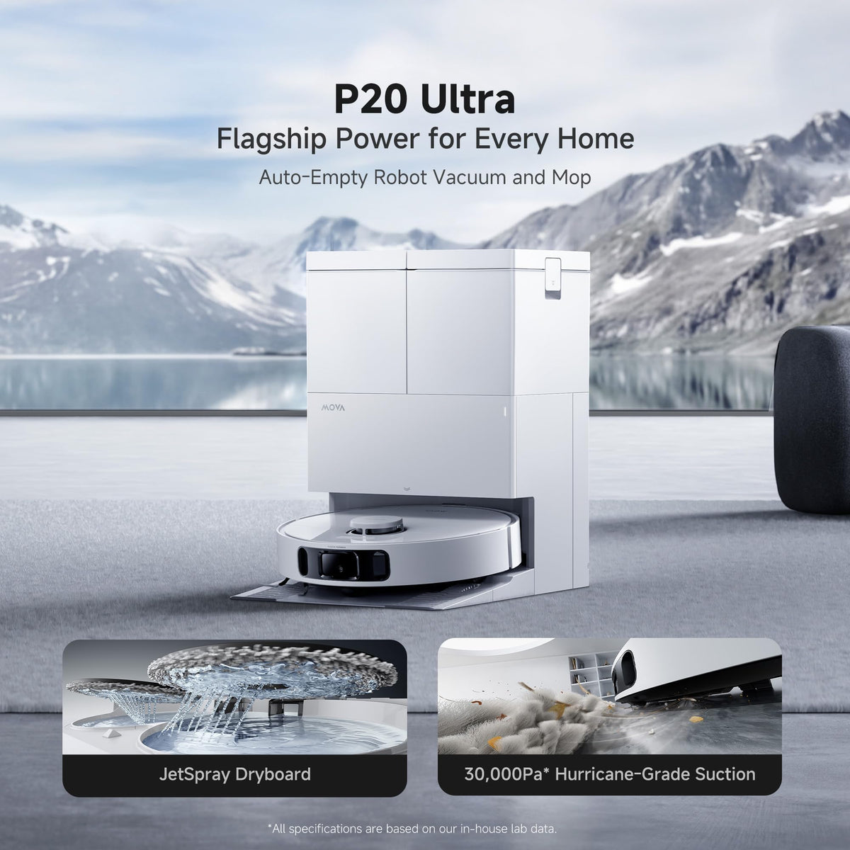 MOVA P10 Pro Ultra Gen 2 Robot Vacuum and Mop 26000Pa Suction 2026 Upgraded