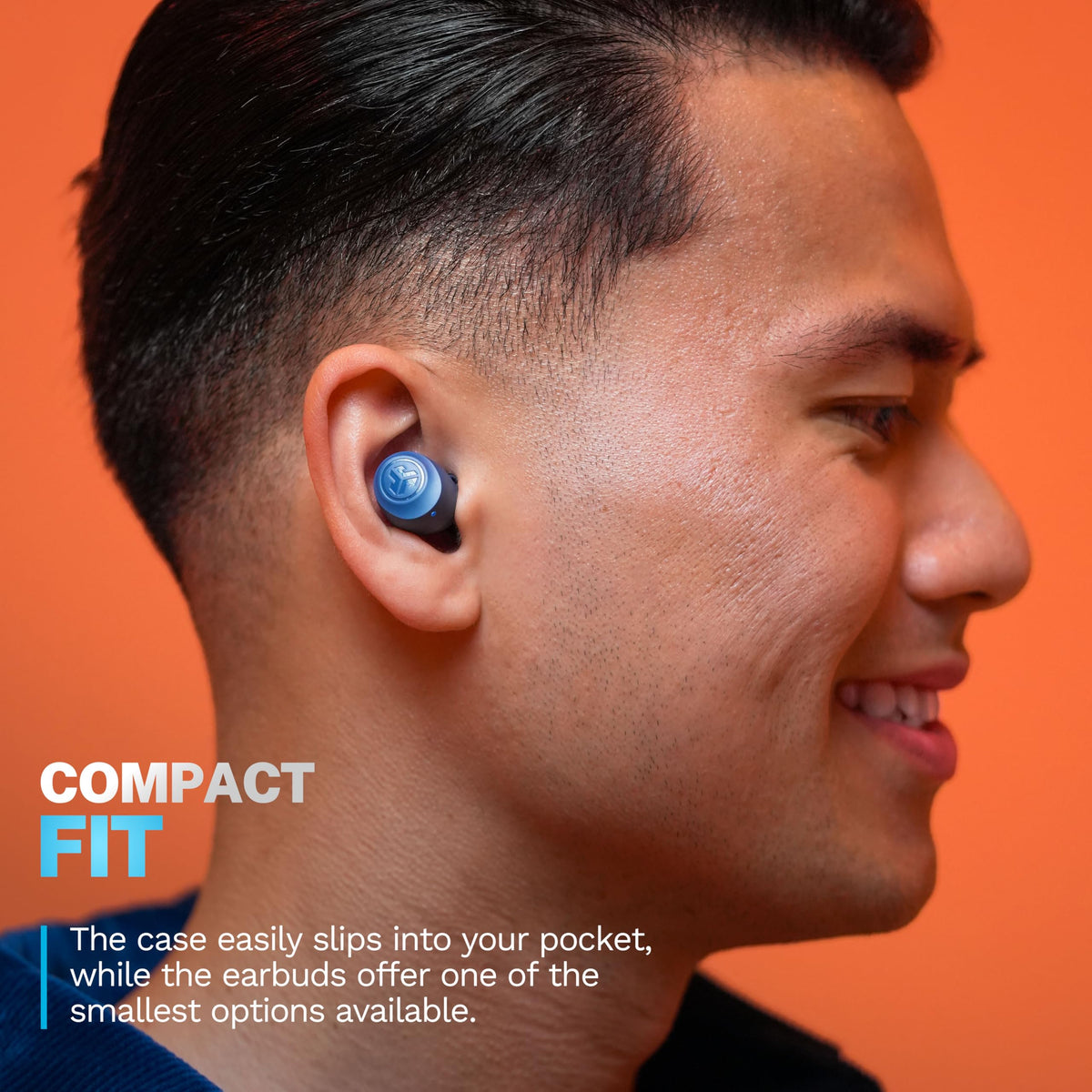 JLab Go Air Pop+ Earbuds, Dual Connect, EQ3 Sound, Mint Green