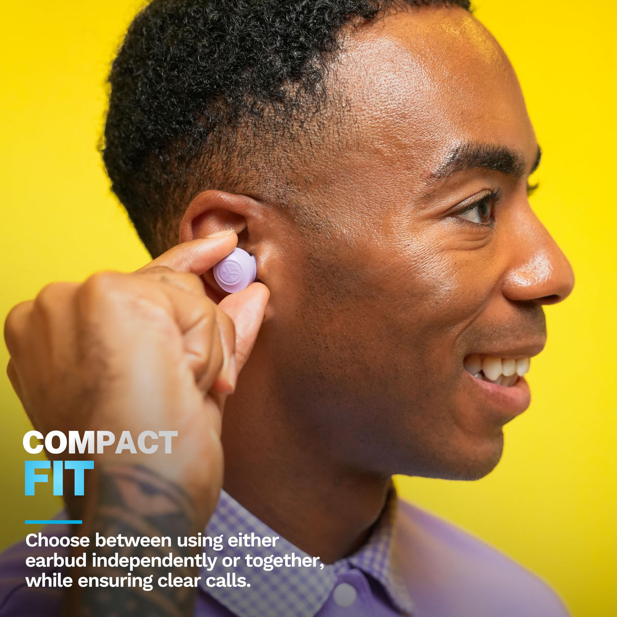 JLab Go Air Pop+ Earbuds, Dual Connect, EQ3 Sound, Mint Green