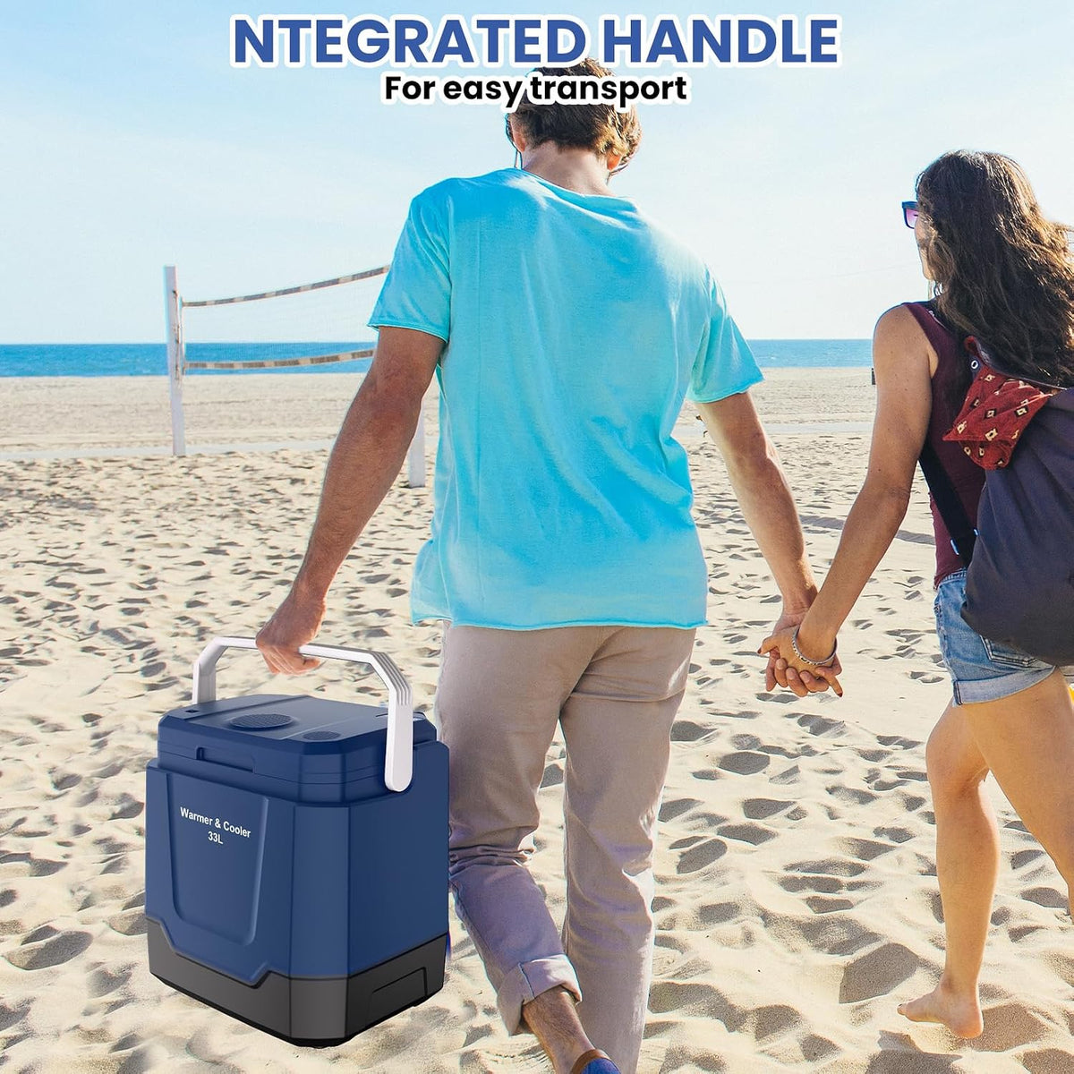 Garvee Electric Cooler & Warmer 35 Quart (33 L), Blue