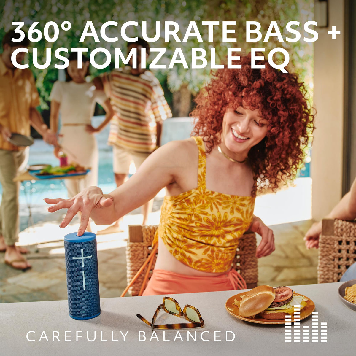 Ultimate Ears Boom 4 Portable Bluetooth Speaker, Waterproof - Black