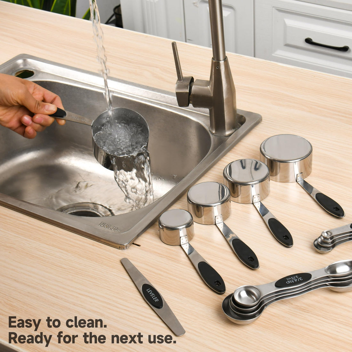 10-Piece Magnetic Measuring Cups and Spoons Set