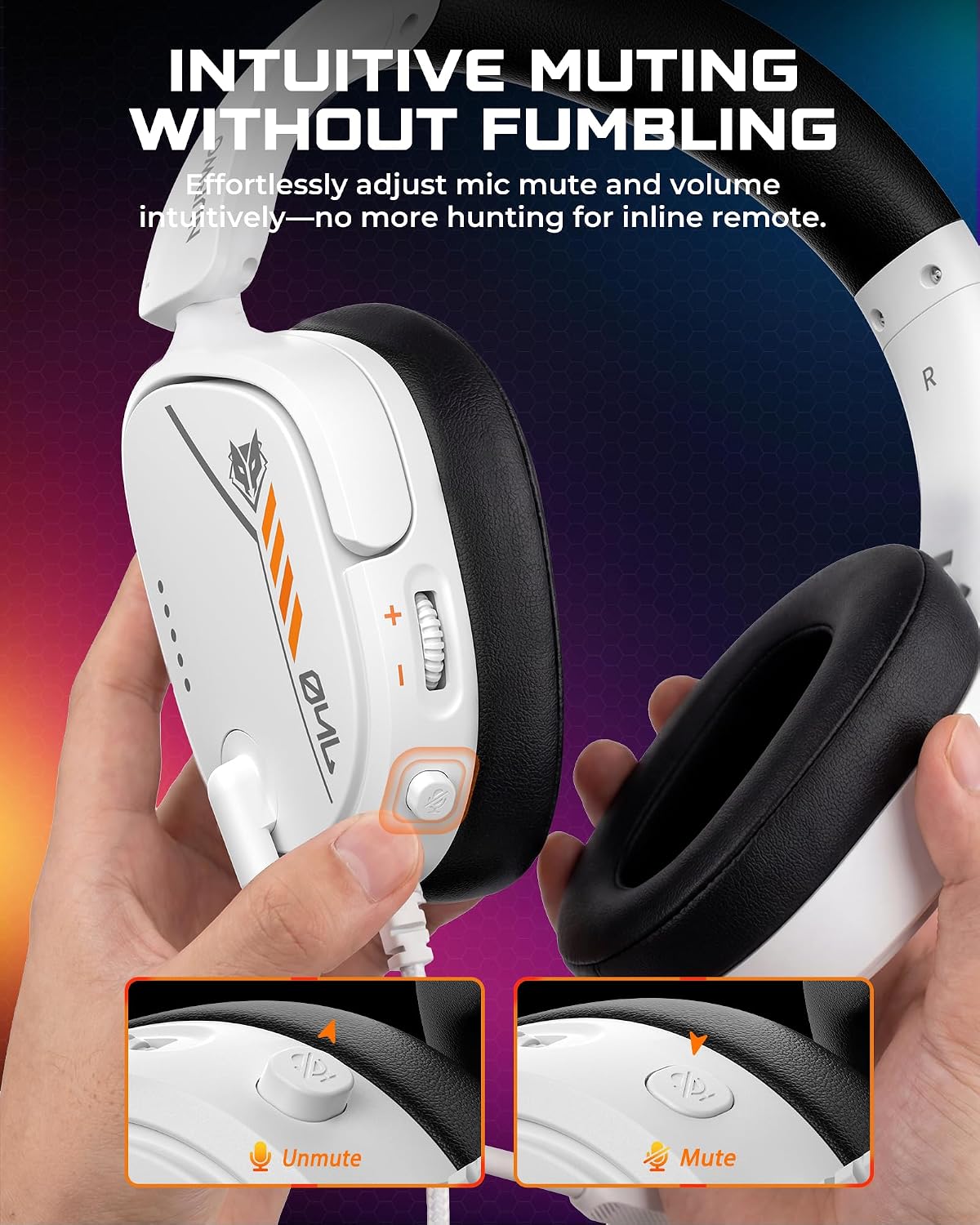 NUBWO HG04L Gaming Headset for Xbox Series X|S/Xbox One, PS5/PS4, Switch