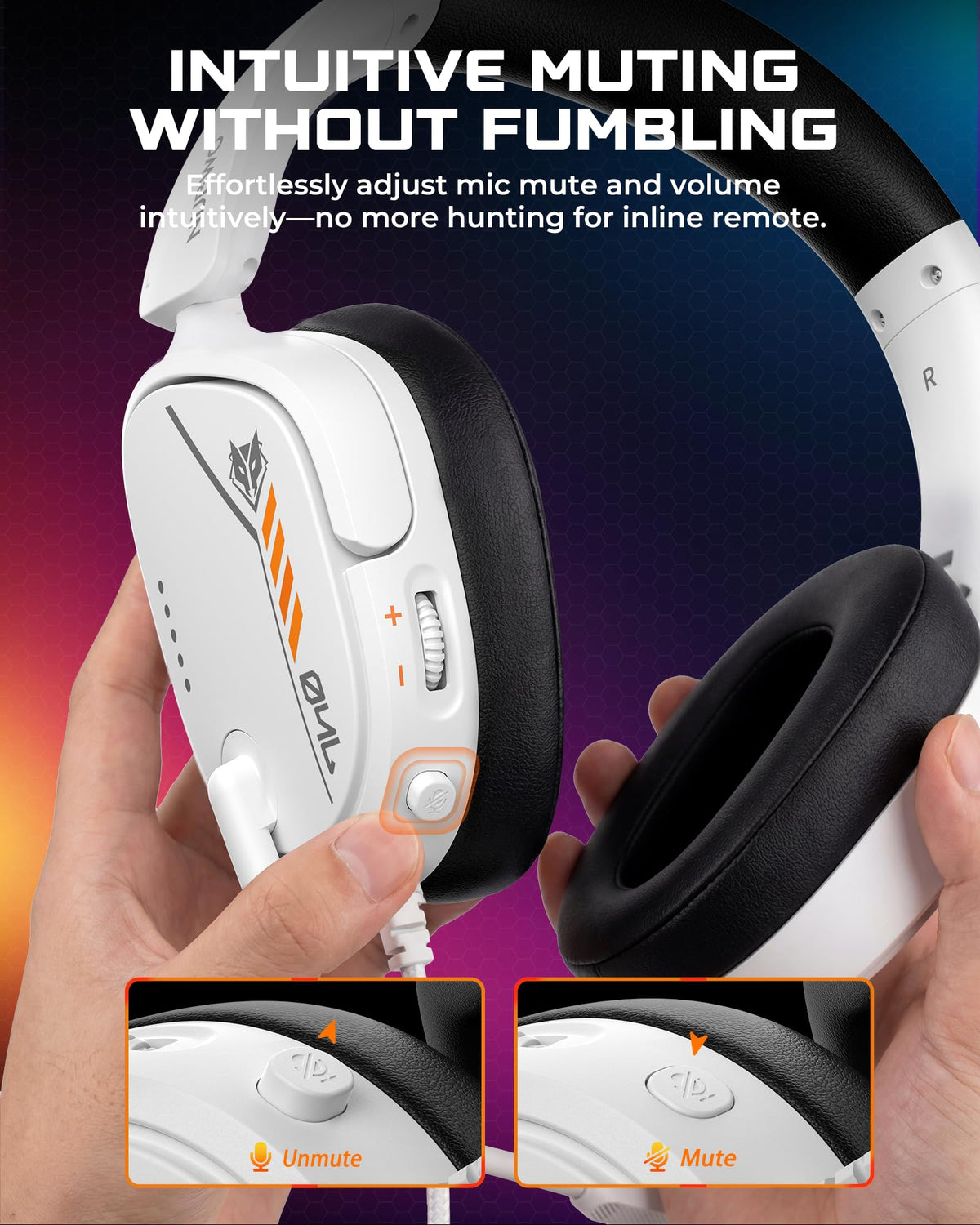 NUBWO HG04L Gaming Headset for Xbox Series X|S/Xbox One, PS5/PS4, Switch