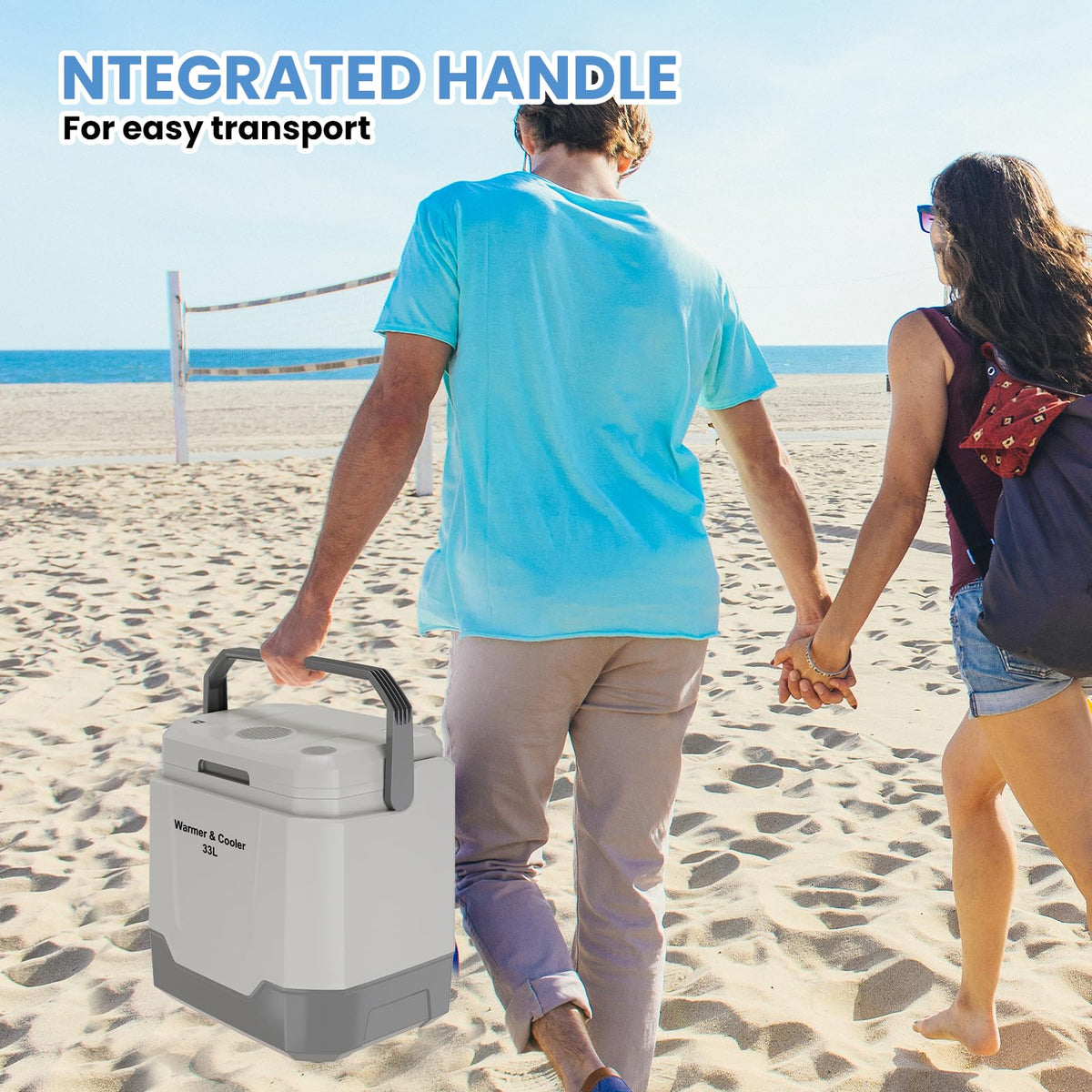 Garvee Electric Cooler & Warmer 35 Quart (33 L), Blue