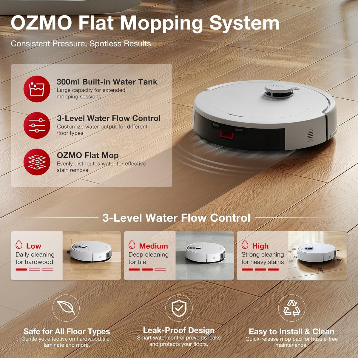 YEEDI by ECOVACS C14 PRO PLUS Robot Vacuum and Mop, Bagless Station