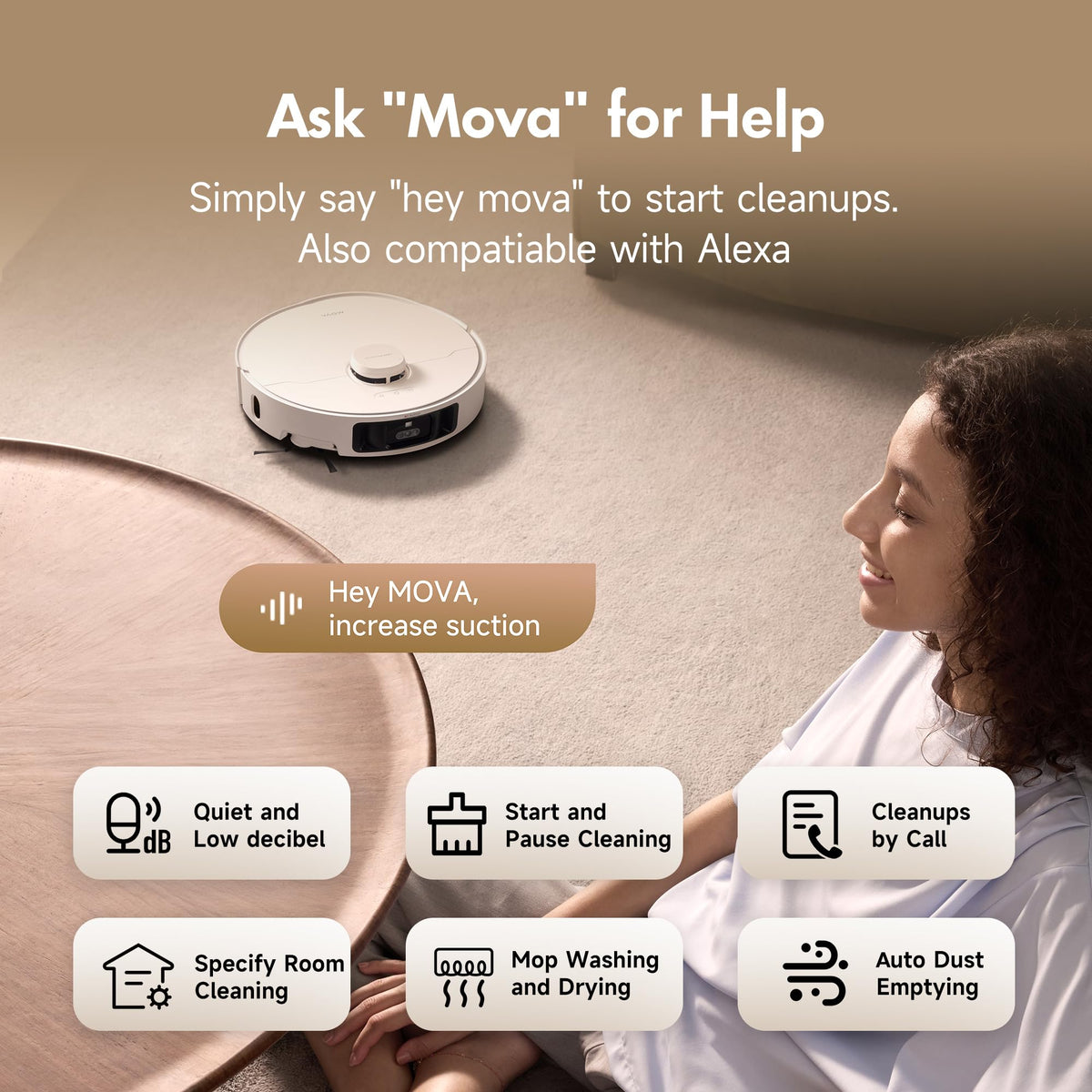 MOVA P10 Pro Ultra Gen 2 Robot Vacuum and Mop 26000Pa Suction 2026 Upgraded
