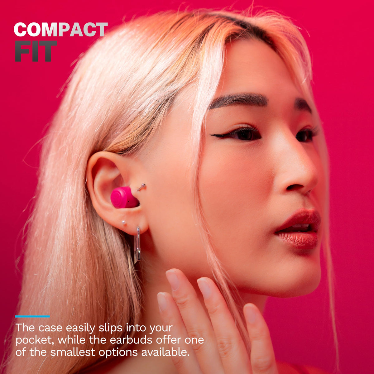 JLab Go Air Pop+ Earbuds, Dual Connect, EQ3 Sound, Mint Green