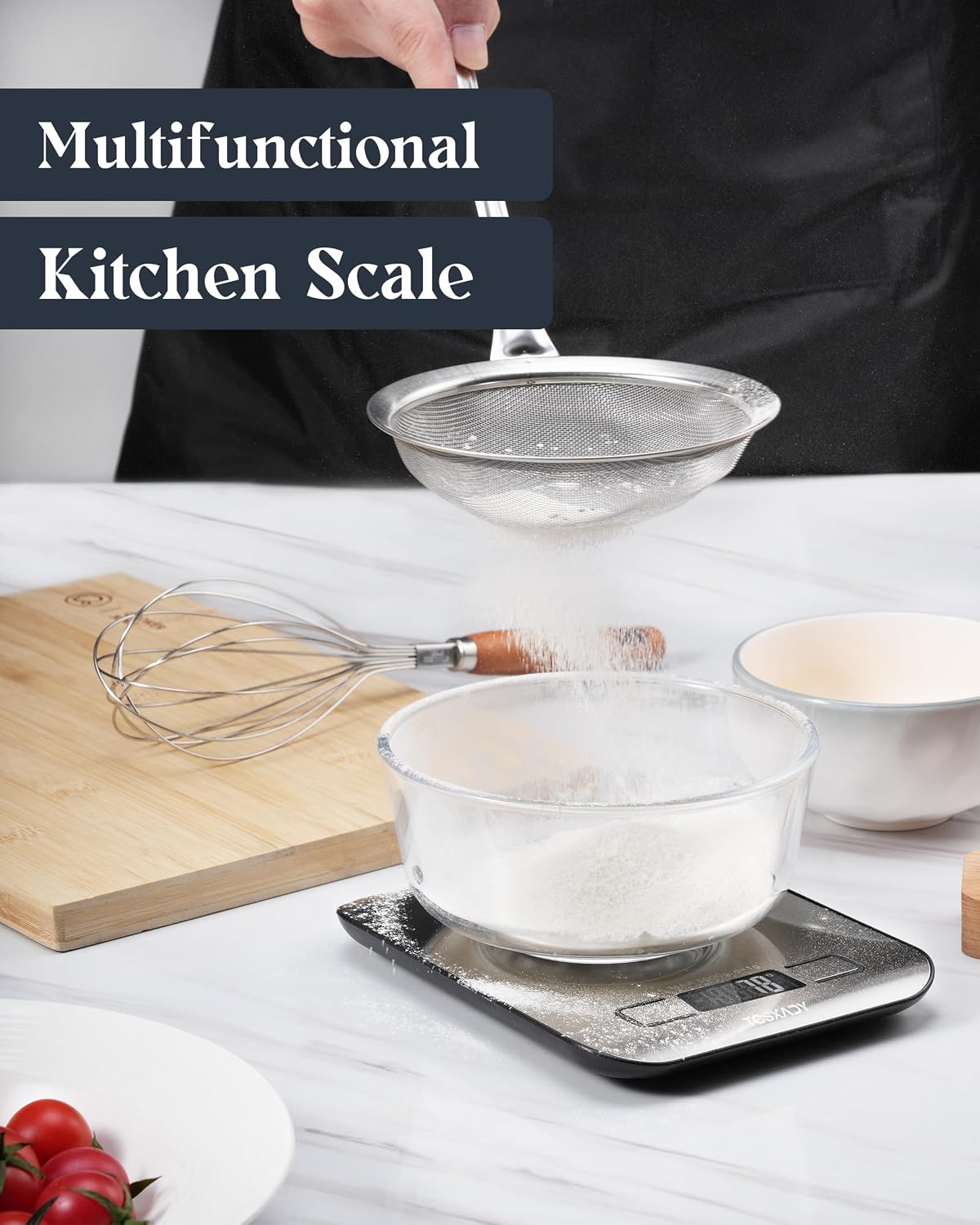 Food Scale, Digital Kitchen Scale with Grams & Ounces Units, 11lb