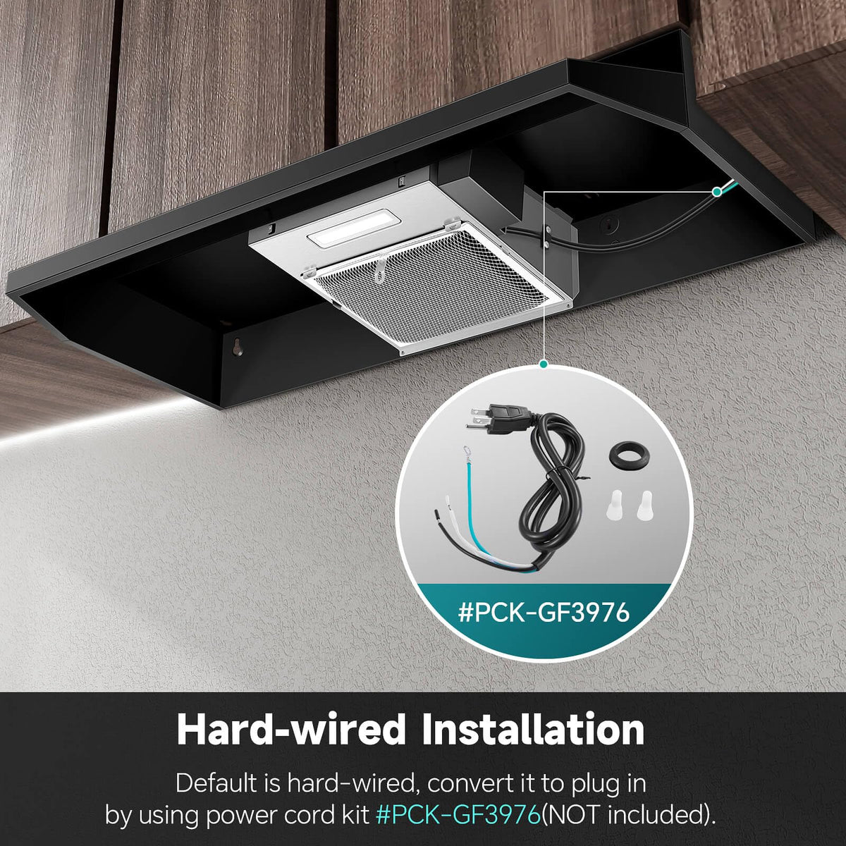 SNDOAS 30 inch Range Hood Ducted/Ductless Convertible Stainless Steel Range Hood Under Cabinet with Rocker Button Control,Vent Hood with LED Light,2 Speed Exhaust Fan,Under Cabinet Hood,Silver