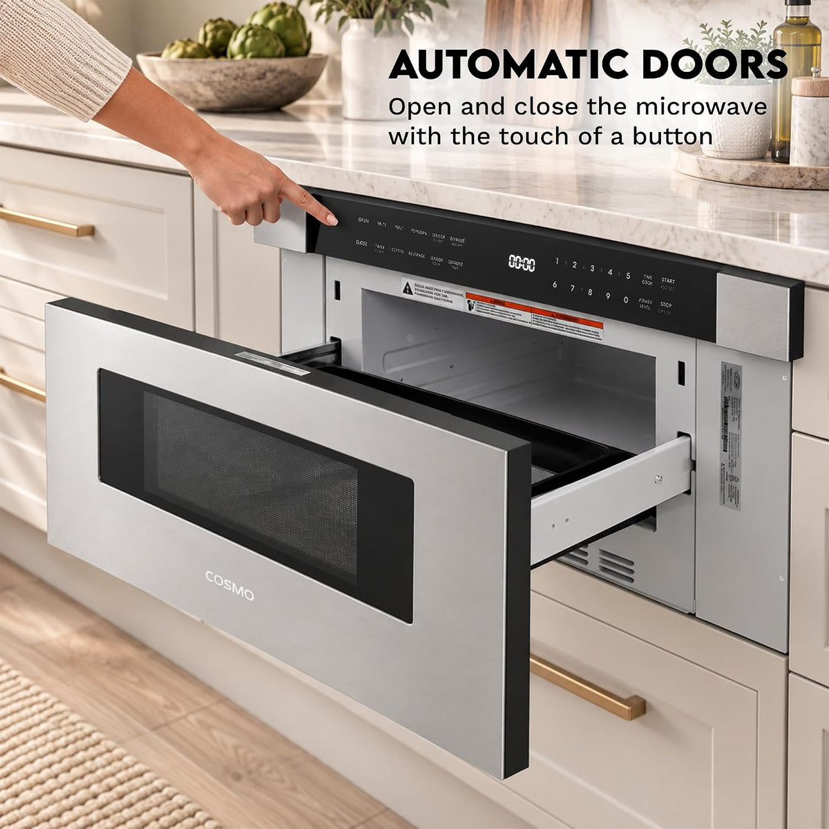 30 in. Haven Coll 1.2 cu. ft. Built-in Microwave Drawer, Stainless Steel