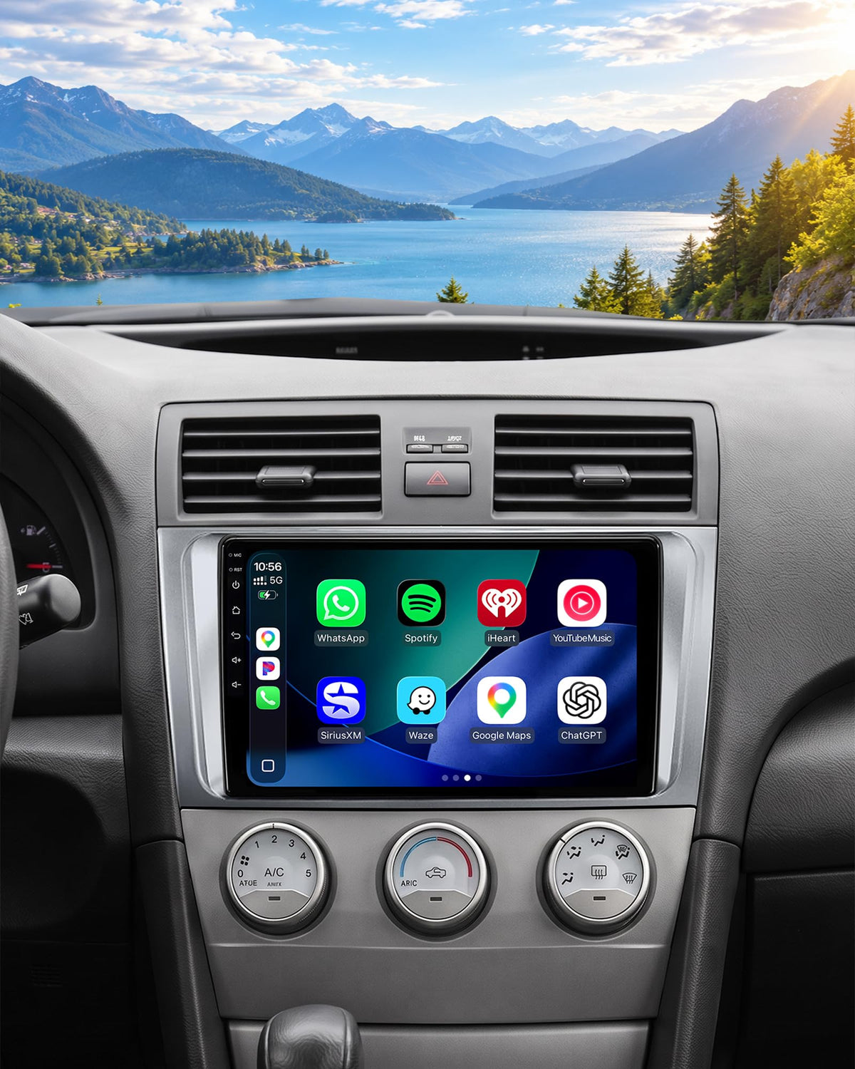 64G Car Radio Stereo for Toyota Camry 2006-2011 CarPlay Android Auto