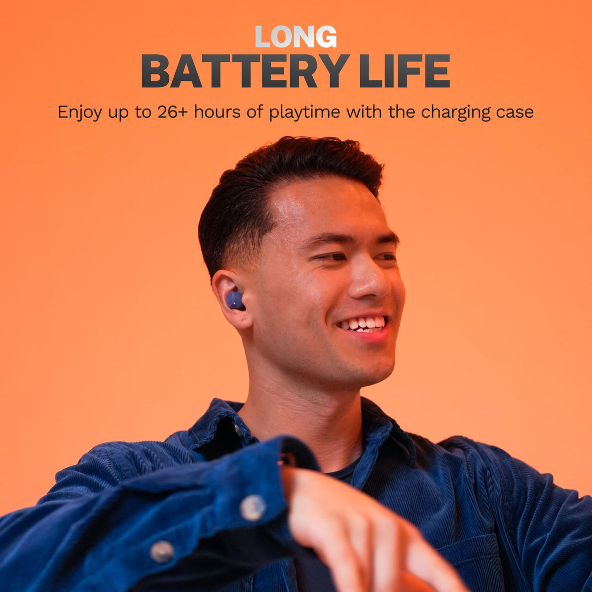 JLab Go Air Pop+ Earbuds, Dual Connect, EQ3 Sound, Mint Green