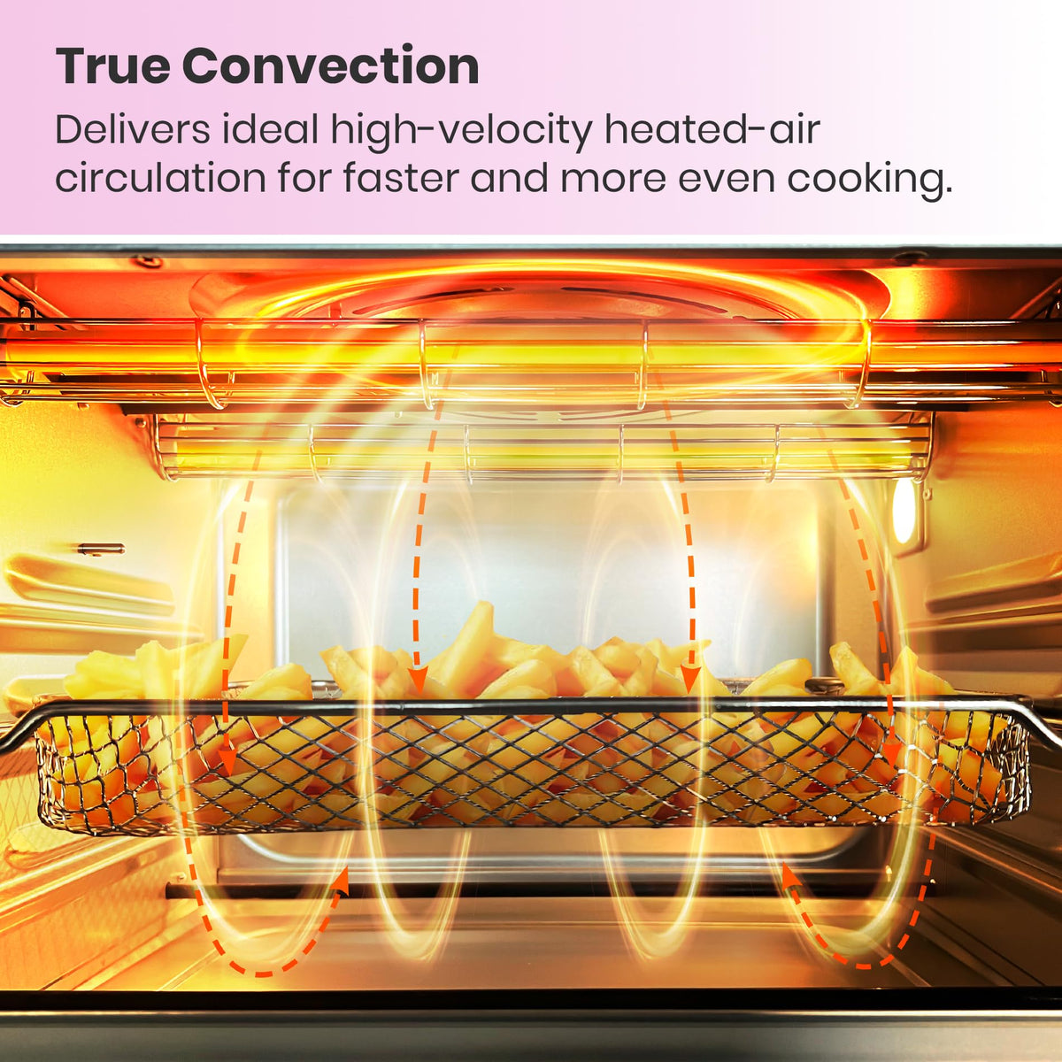 VAL CUCINA 26.3 QT Infrared Air Fryer Toaster Oven Combo, 10-in-1