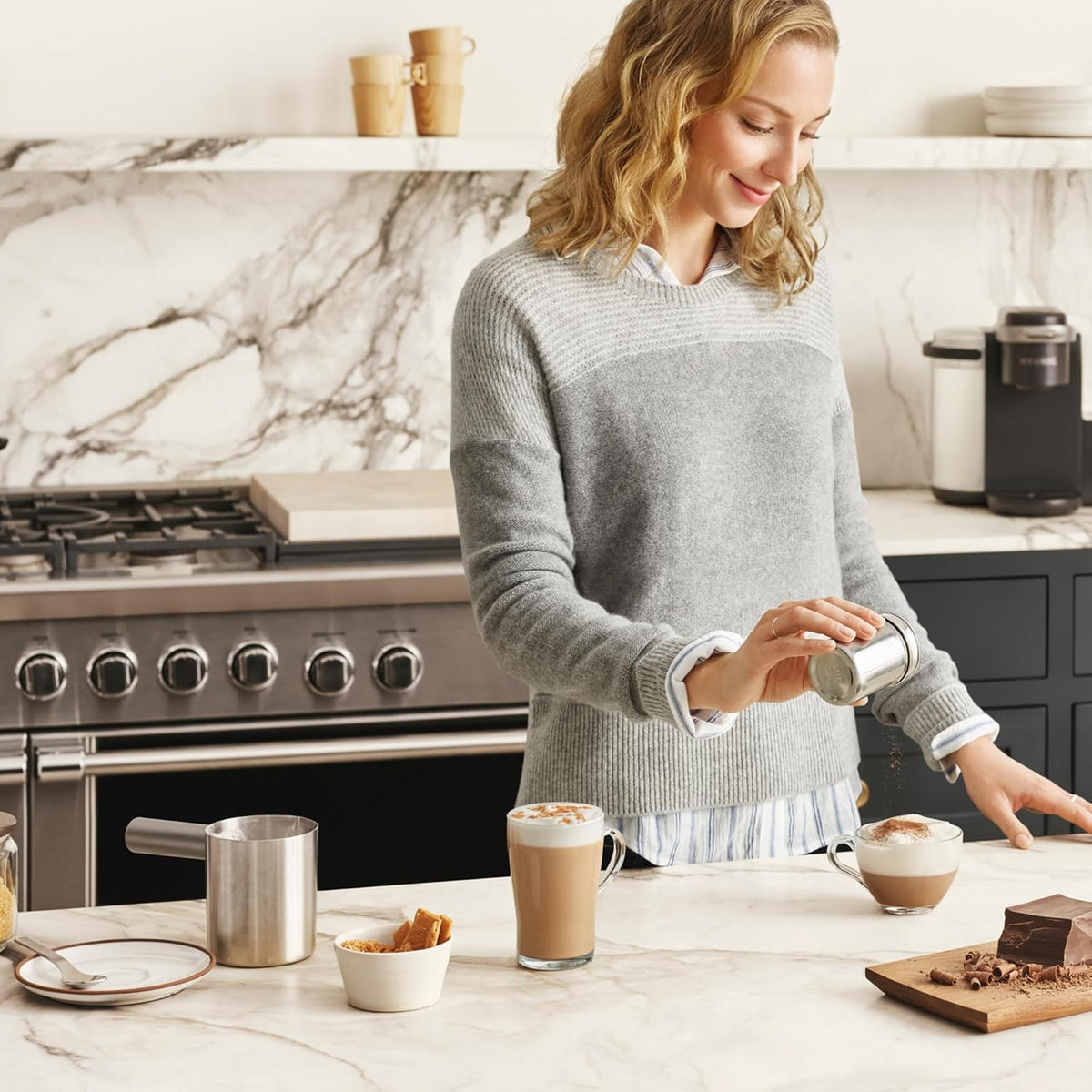Keurig K-Cafe Single-Serve K-Cup Coffee Maker, Dark Charcoal