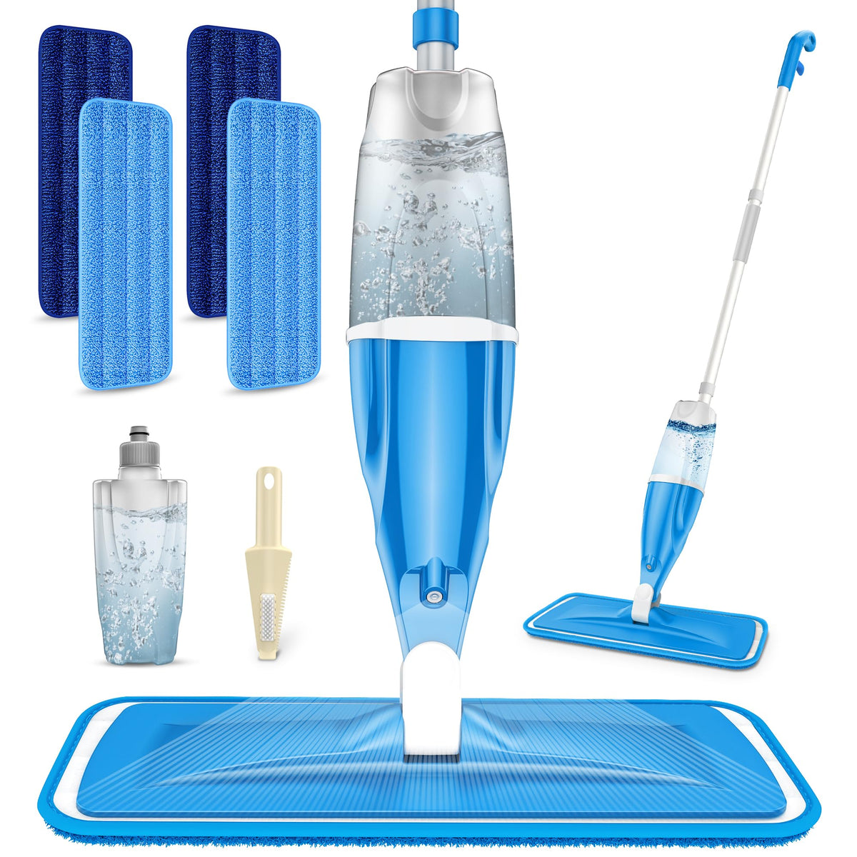 Microfiber Spray Mops for Floors Cleaning: Wet Dry Mop Hardwood Floor Mops