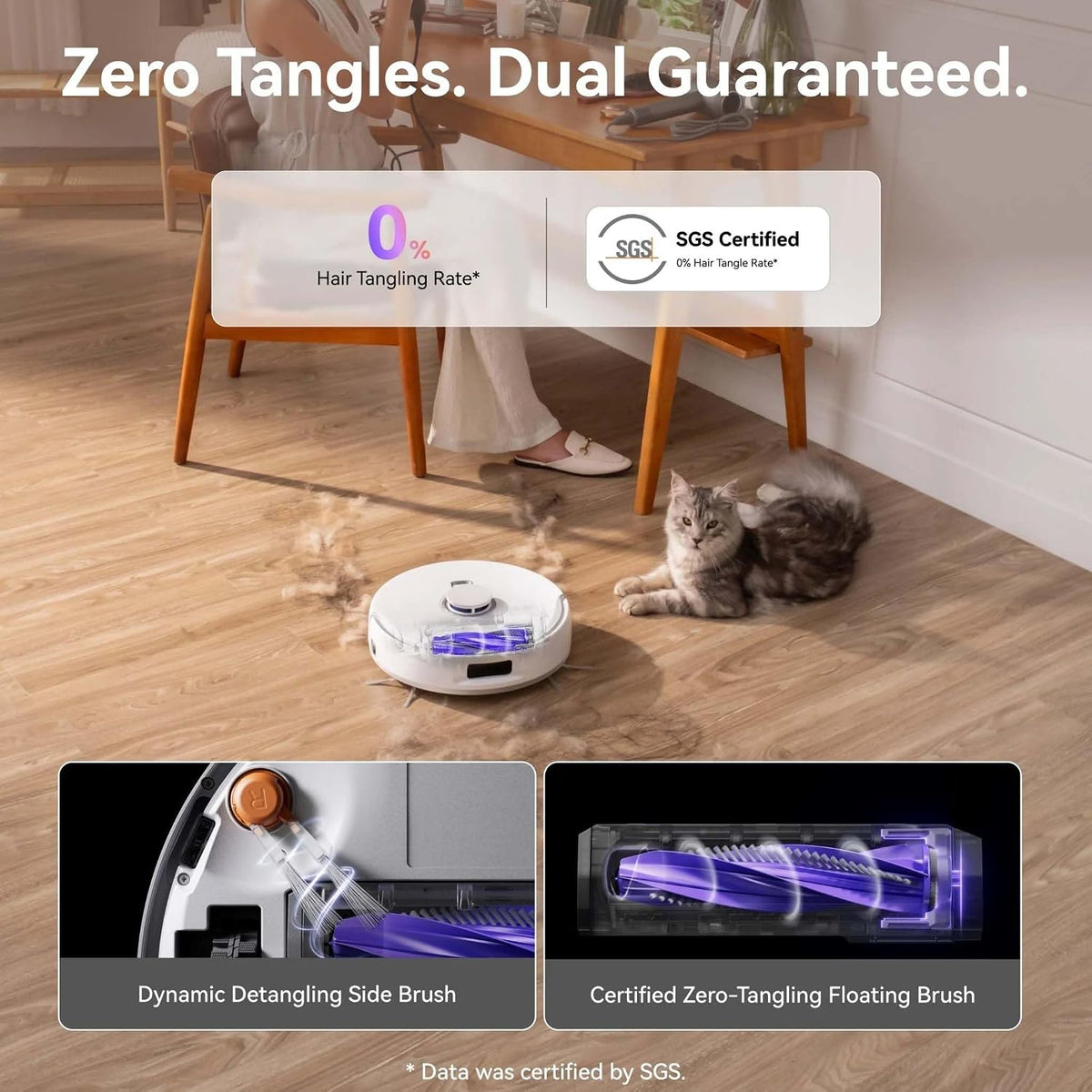 NARWAL Freo Z10 Robot Vacuum and Mop Combo, 15000Pa, Self Emptying (Renewed)