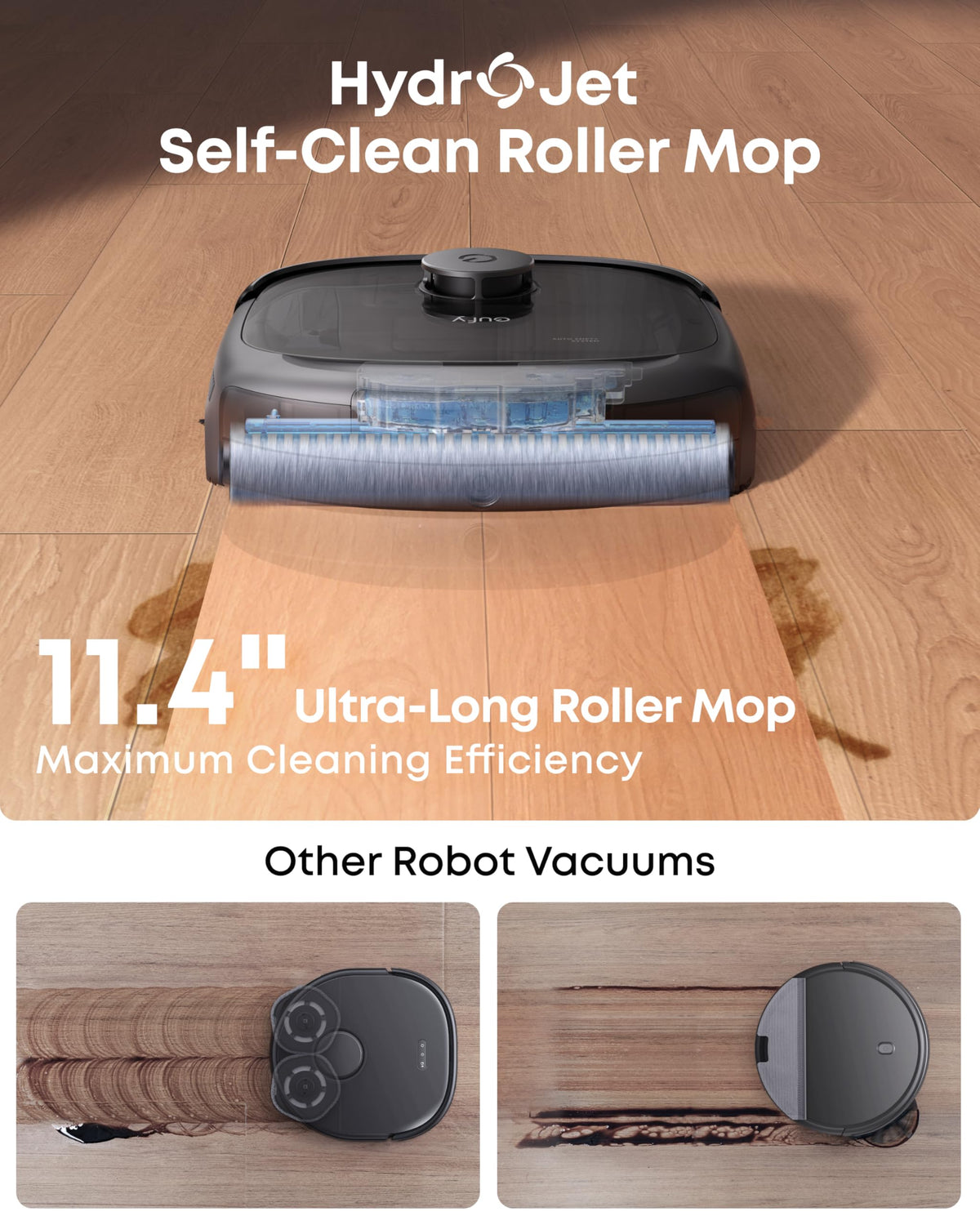 eufy Certified Like-New BoostIQ RoboVac 11S MAX Robot Vacuum Cleaner, Super-Thin, Powerful Suction, Quiet, Self-Charging, Cleans Hard Floors to Medium-Pile Carpets, Black (Renewed)