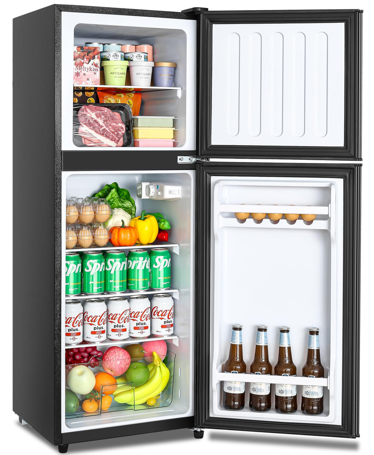 Mini Fridge with Freezer, 3.2 cuft Small Refrigerator, Compact Refrigerator