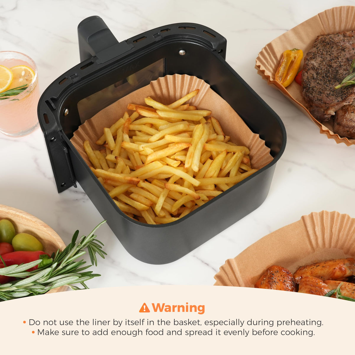 Tastee Ceramic Air Fryer, 8-in-1 Compact 5.5QT AirFryers, 450°F Digital Airfryer Dehydrator with Smart Probe, 24 Presets One-touch Cooking, In-app Recipes with Window, Dishwasher-safe & Non-stick