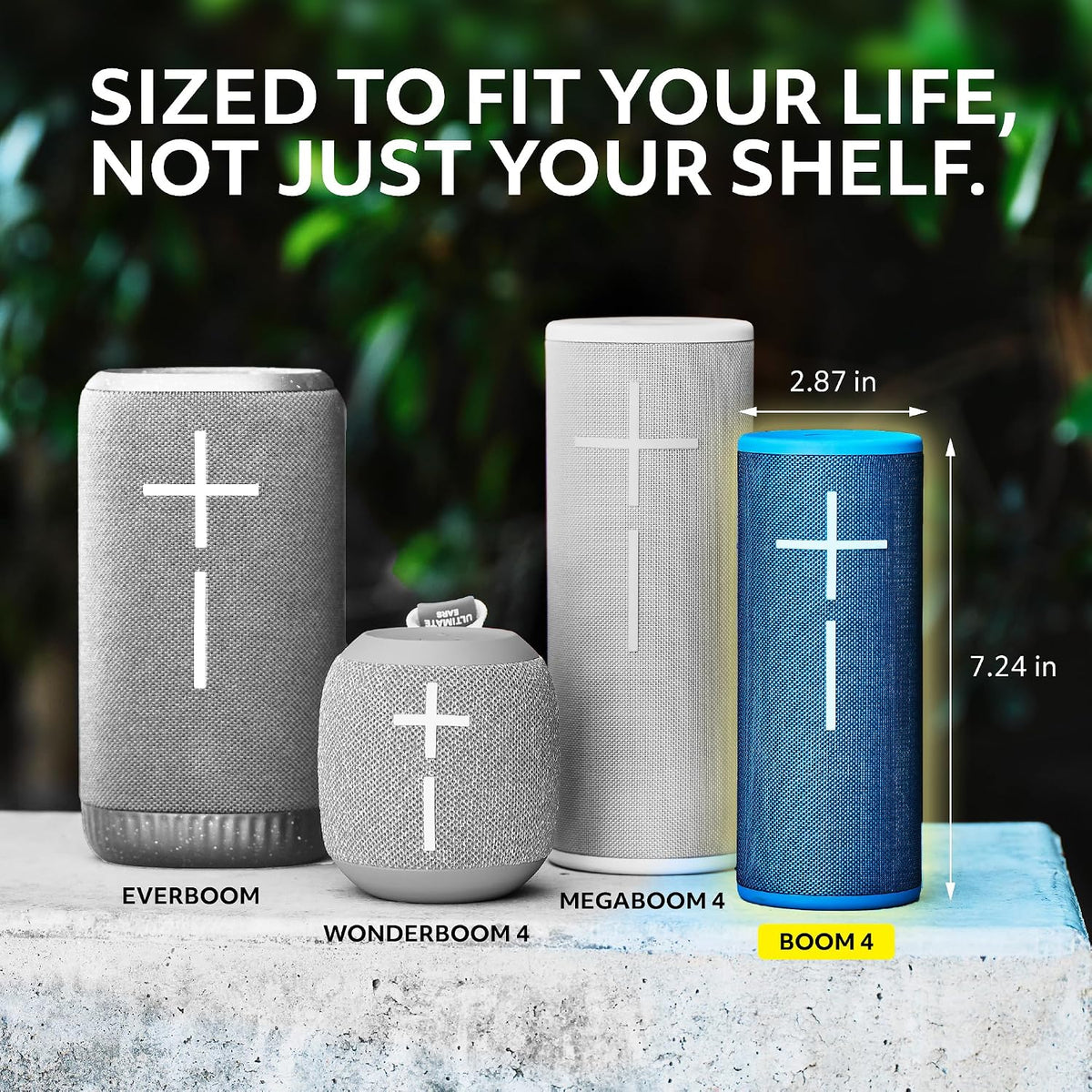Ultimate Ears Boom 4 Portable Bluetooth Speaker, Waterproof - Black