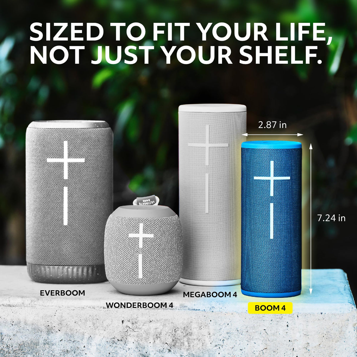 Ultimate Ears Boom 4 Portable Bluetooth Speaker, Waterproof - Black