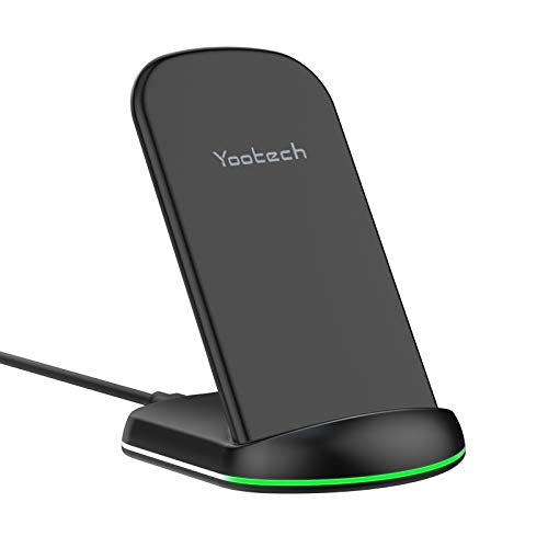 Yootech Wireless Charger,Qi-Certified 10W Max Charging Stand,...