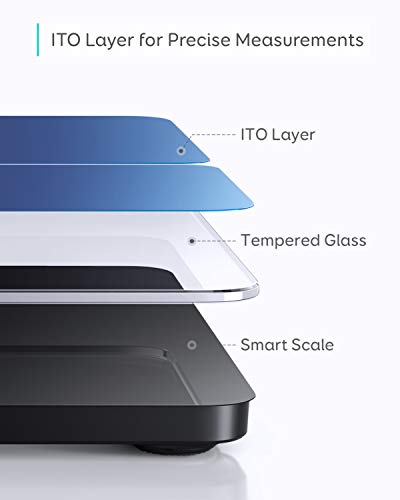 eufy by Anker, Smart Scale P1 with Bluetooth, Body Fat Scale, P1, Black